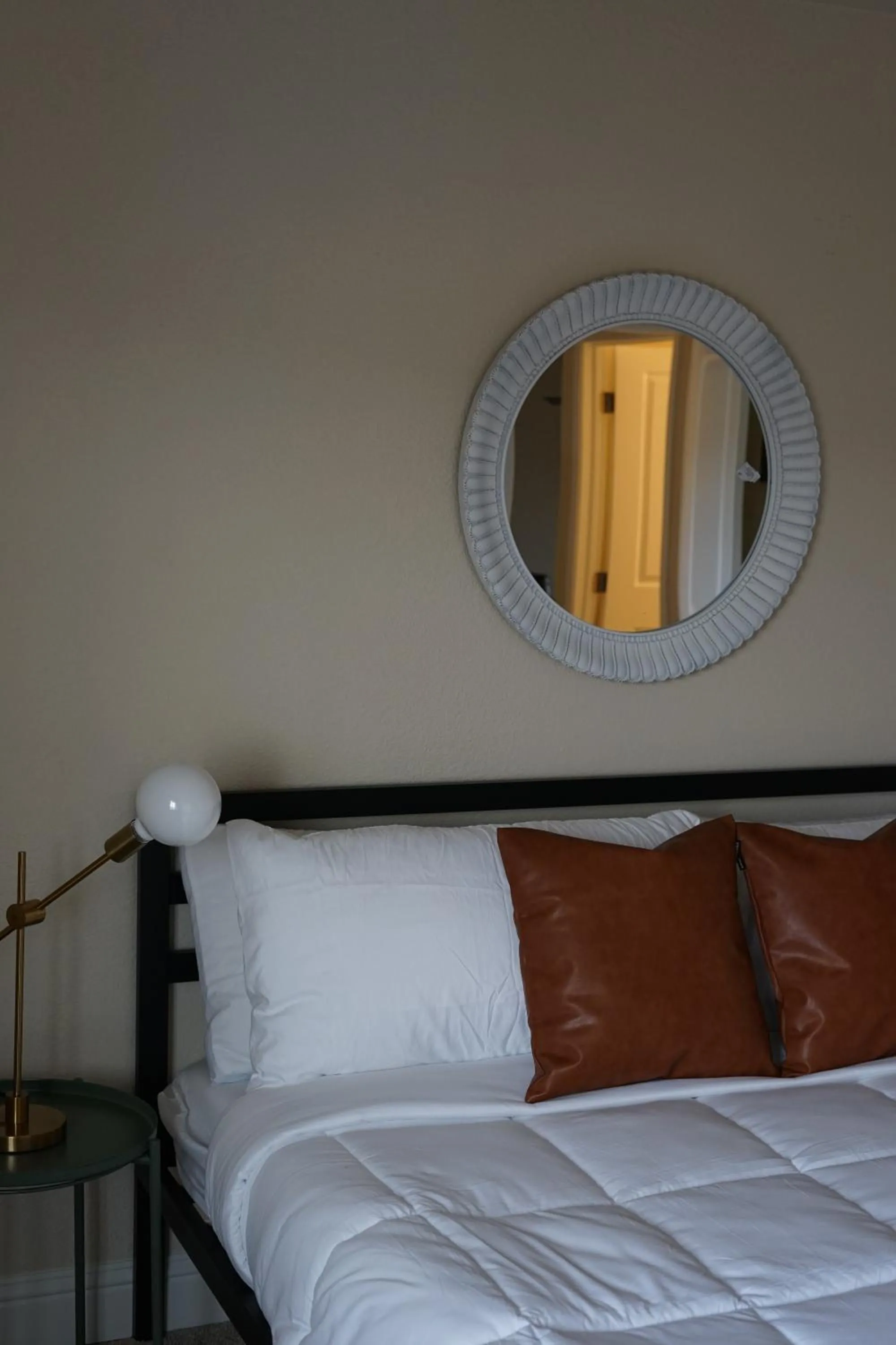 Bedroom, Bed in Sleepover 1BD 1BA Oklahoma City Apartments