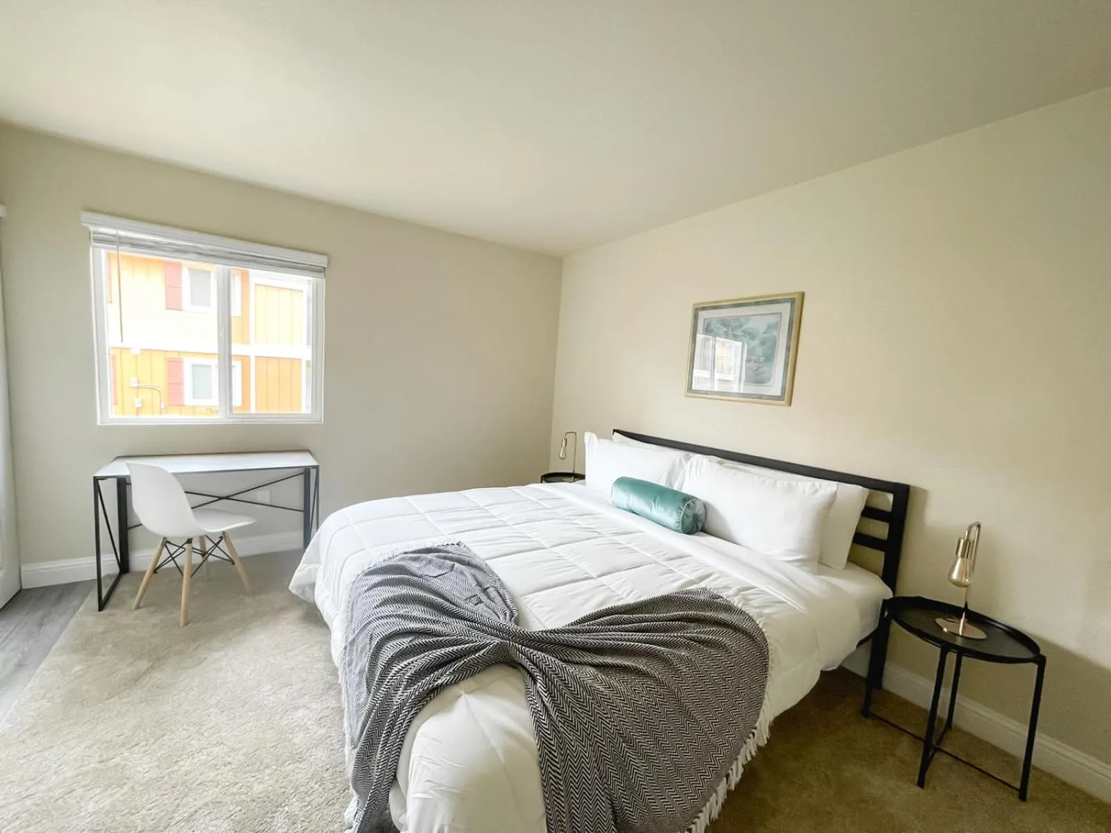 Bedroom, Bed in Sleepover 1BD 1BA Oklahoma City Apartments