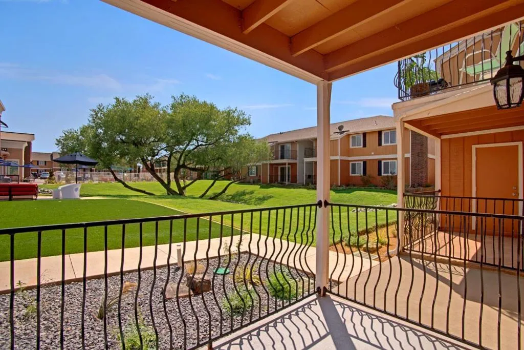 Balcony/Terrace in Sleepover 1BD 1BA Oklahoma City Apartments
