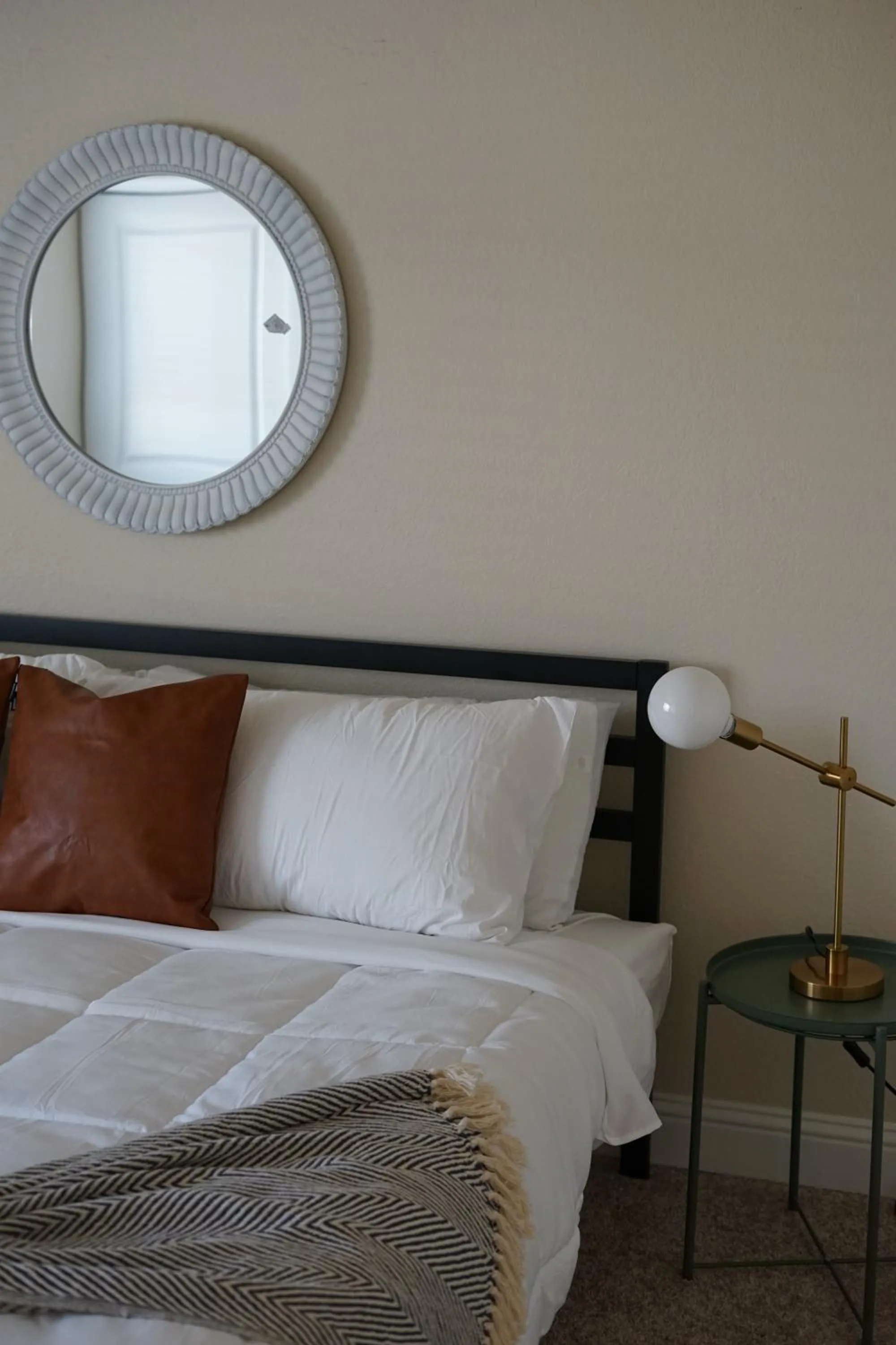 Bedroom, Bed in Sleepover 1BD 1BA Oklahoma City Apartments