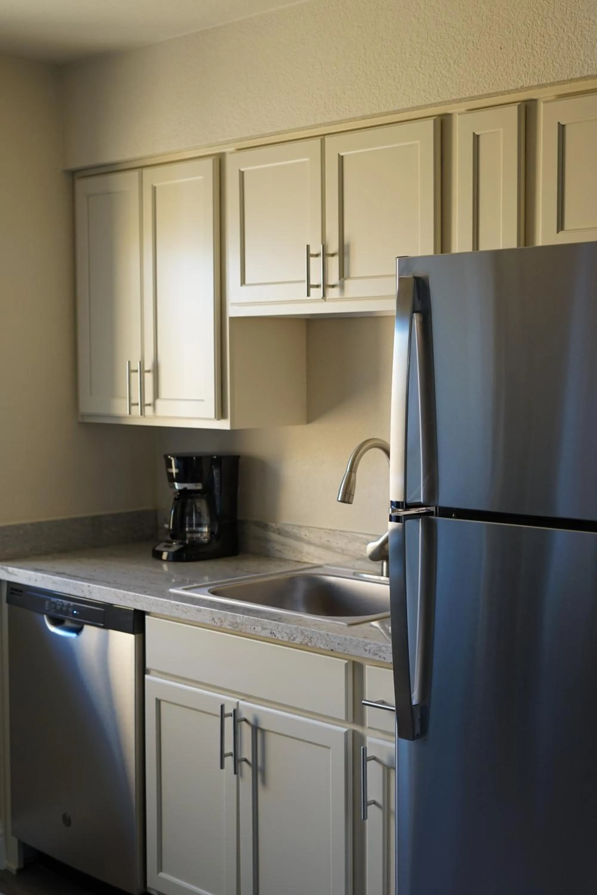 Kitchen or kitchenette in Sleepover 1BD 1BA Oklahoma City Apartments