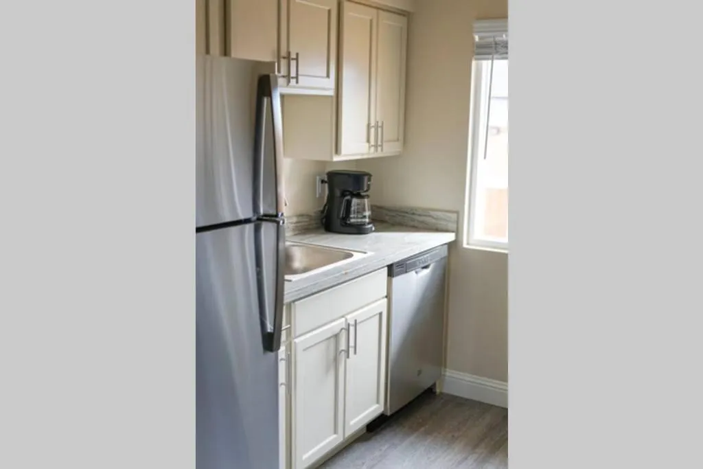 Kitchen or kitchenette in Sleepover 1BD 1BA Oklahoma City Apartments