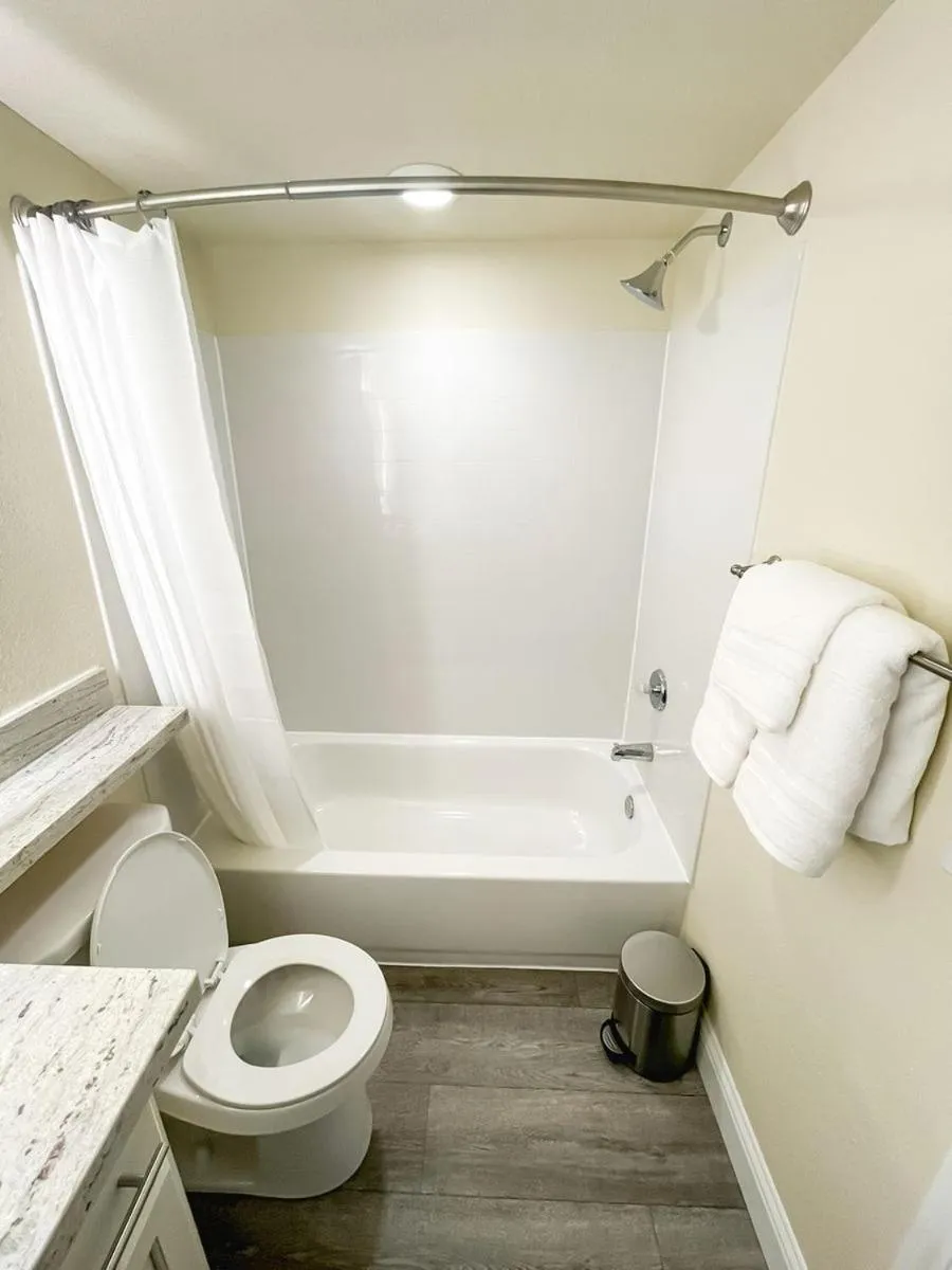Bathroom in Sleepover 1BD 1BA Oklahoma City Apartments