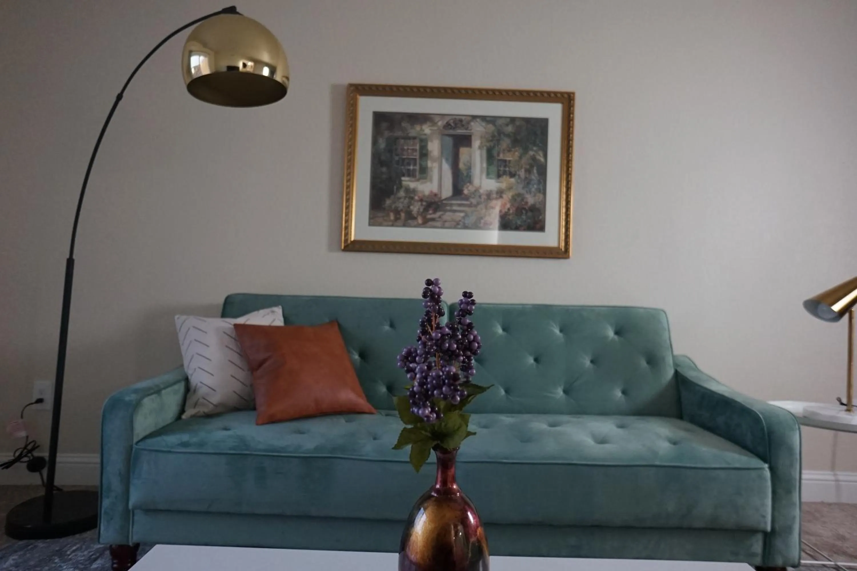 Living room in Sleepover 1BD 1BA Oklahoma City Apartments