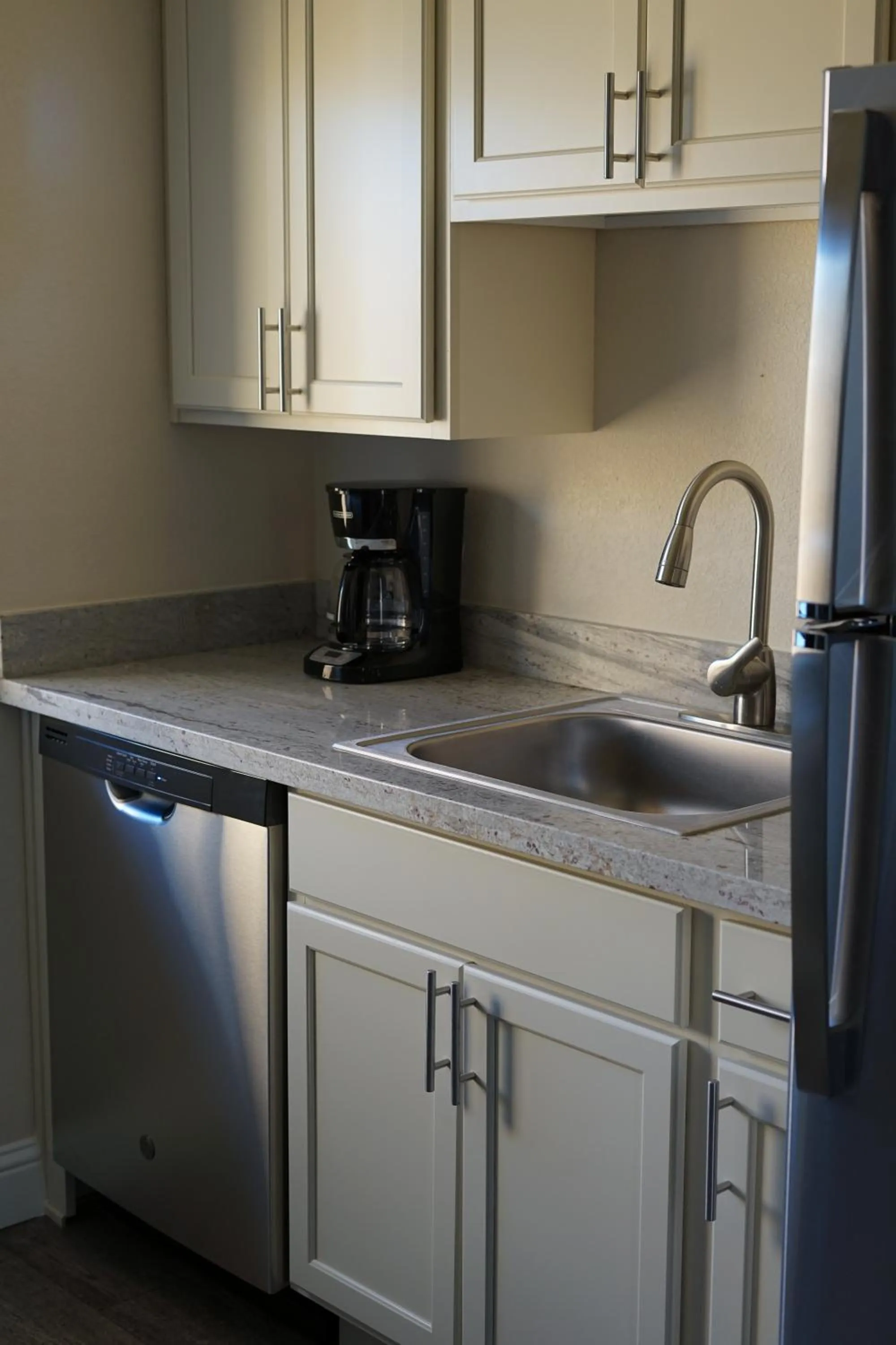 Kitchen or kitchenette in Sleepover 1BD 1BA Oklahoma City Apartments