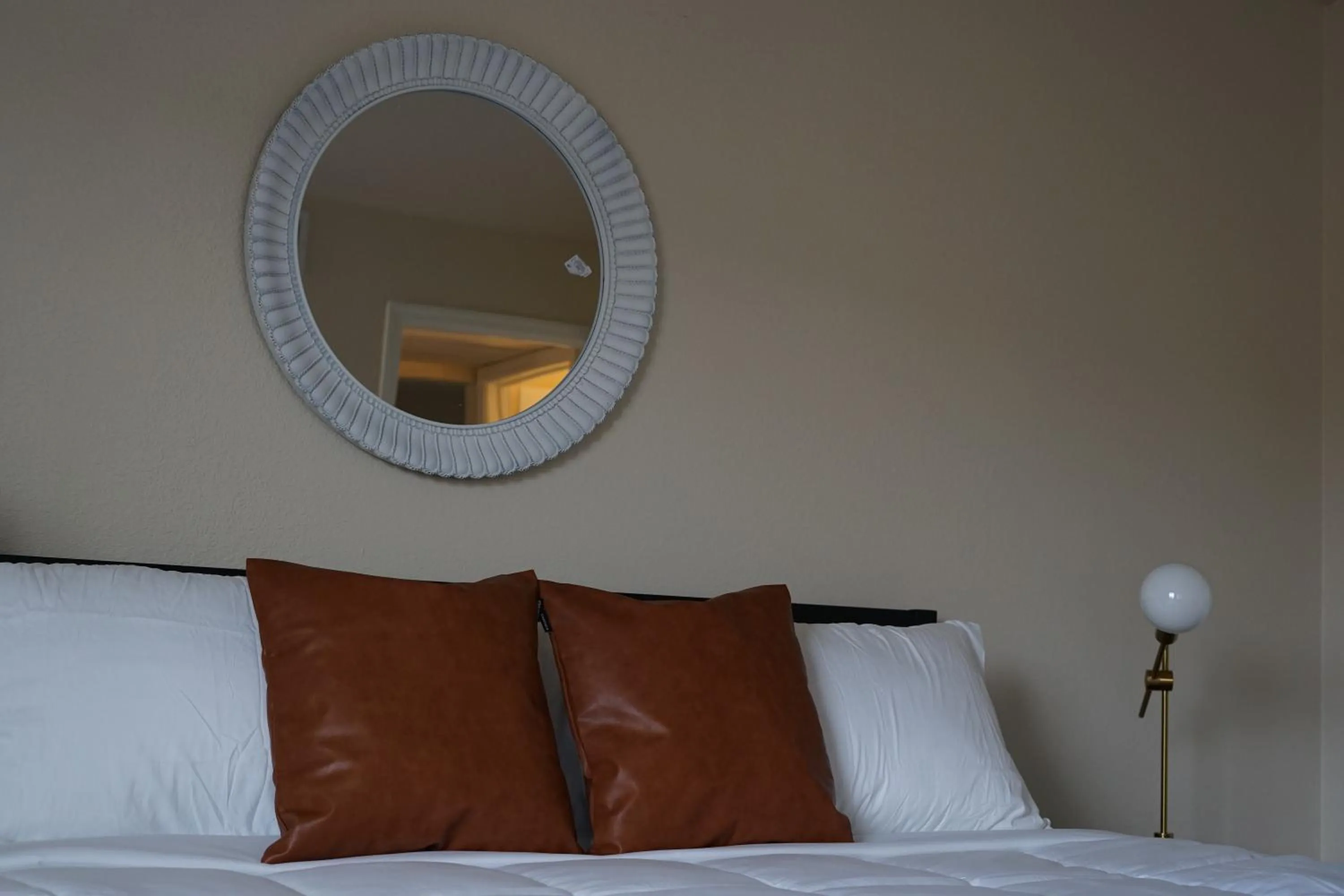 Bedroom, Bed in Sleepover 1BD 1BA Oklahoma City Apartments