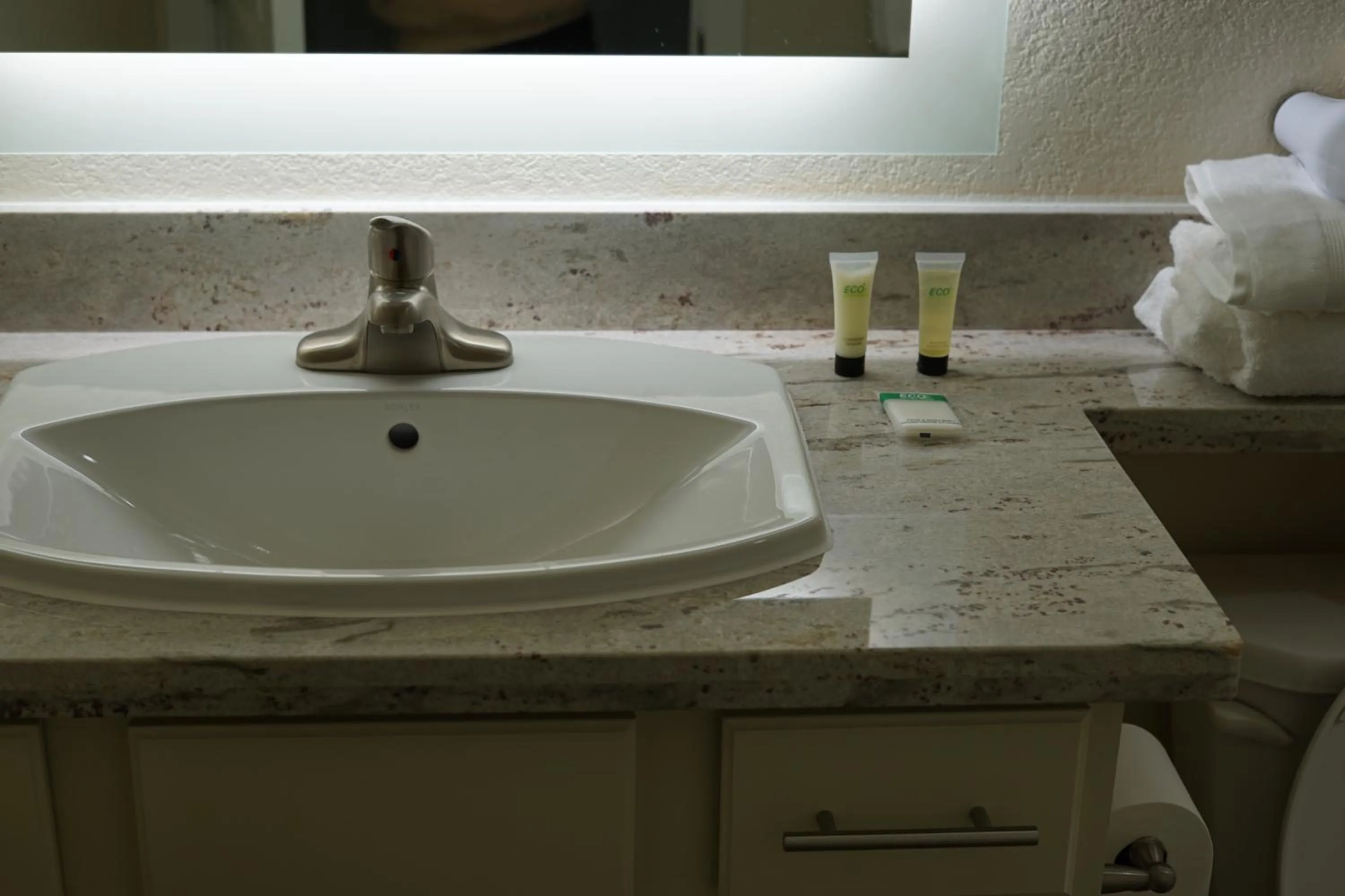 Bathroom in Sleepover 1BD 1BA Oklahoma City Apartments