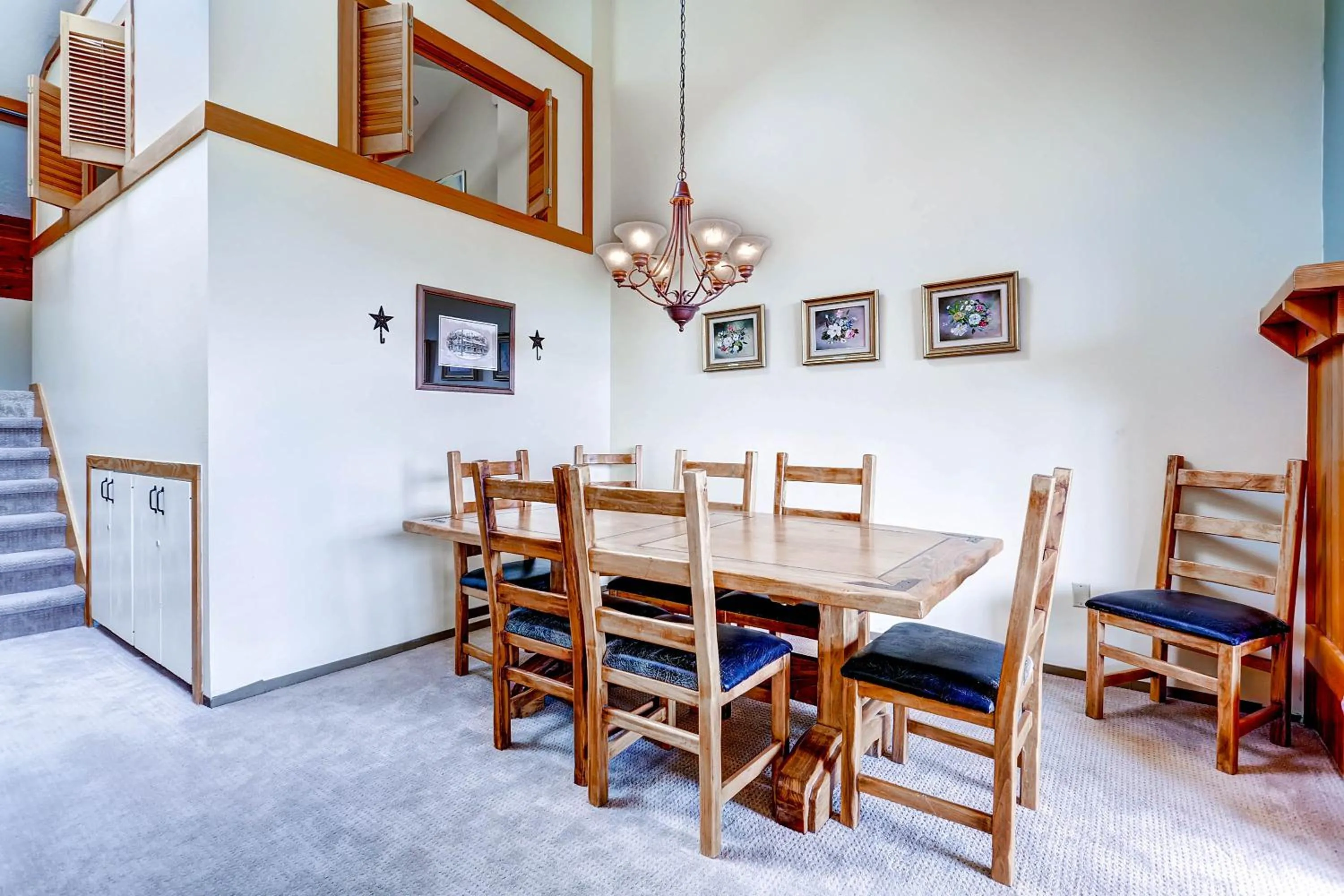 Dining area in Lakeside Village by Keystone Resort