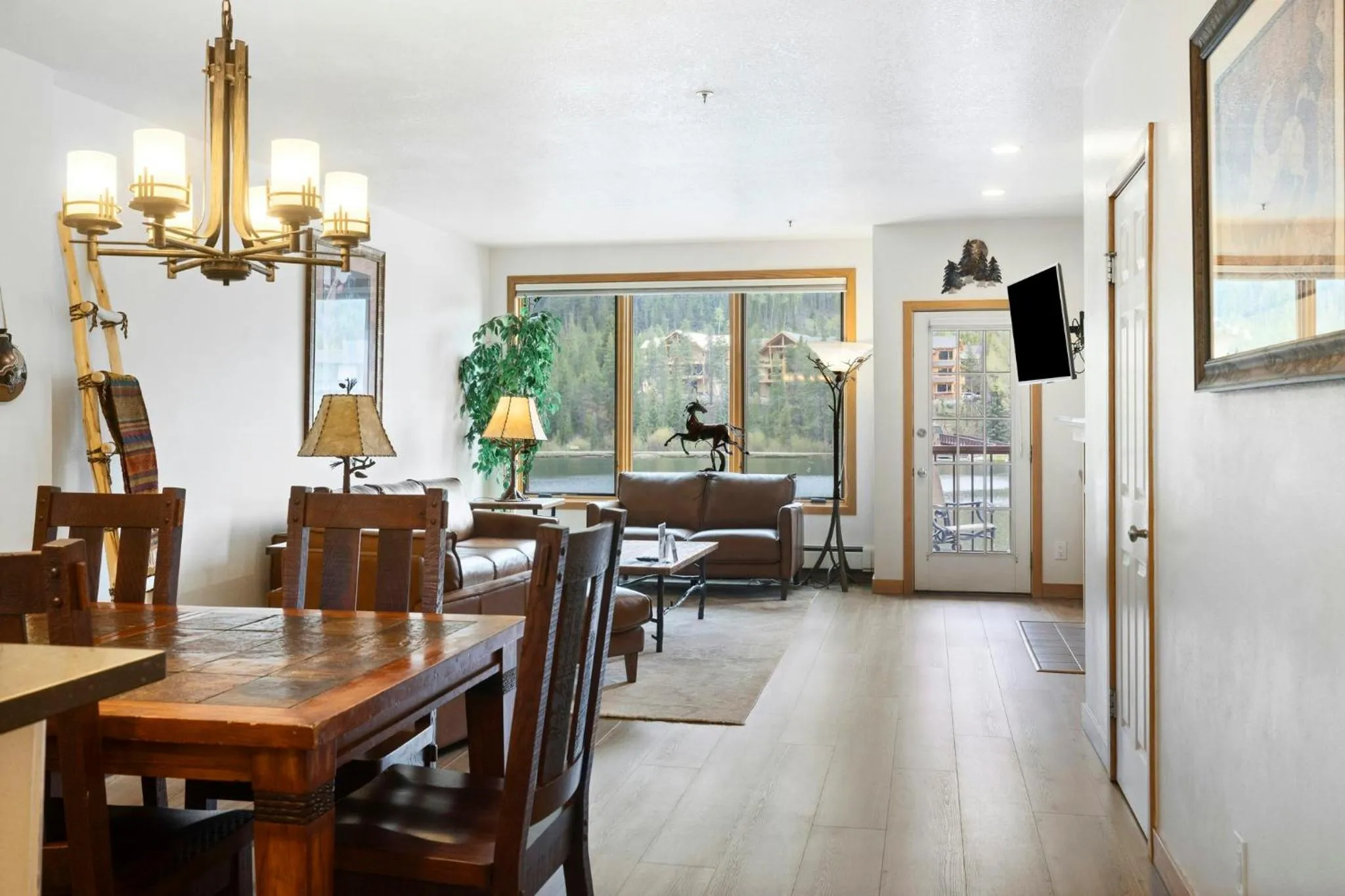 Living room in Lakeside Village by Vail Resorts