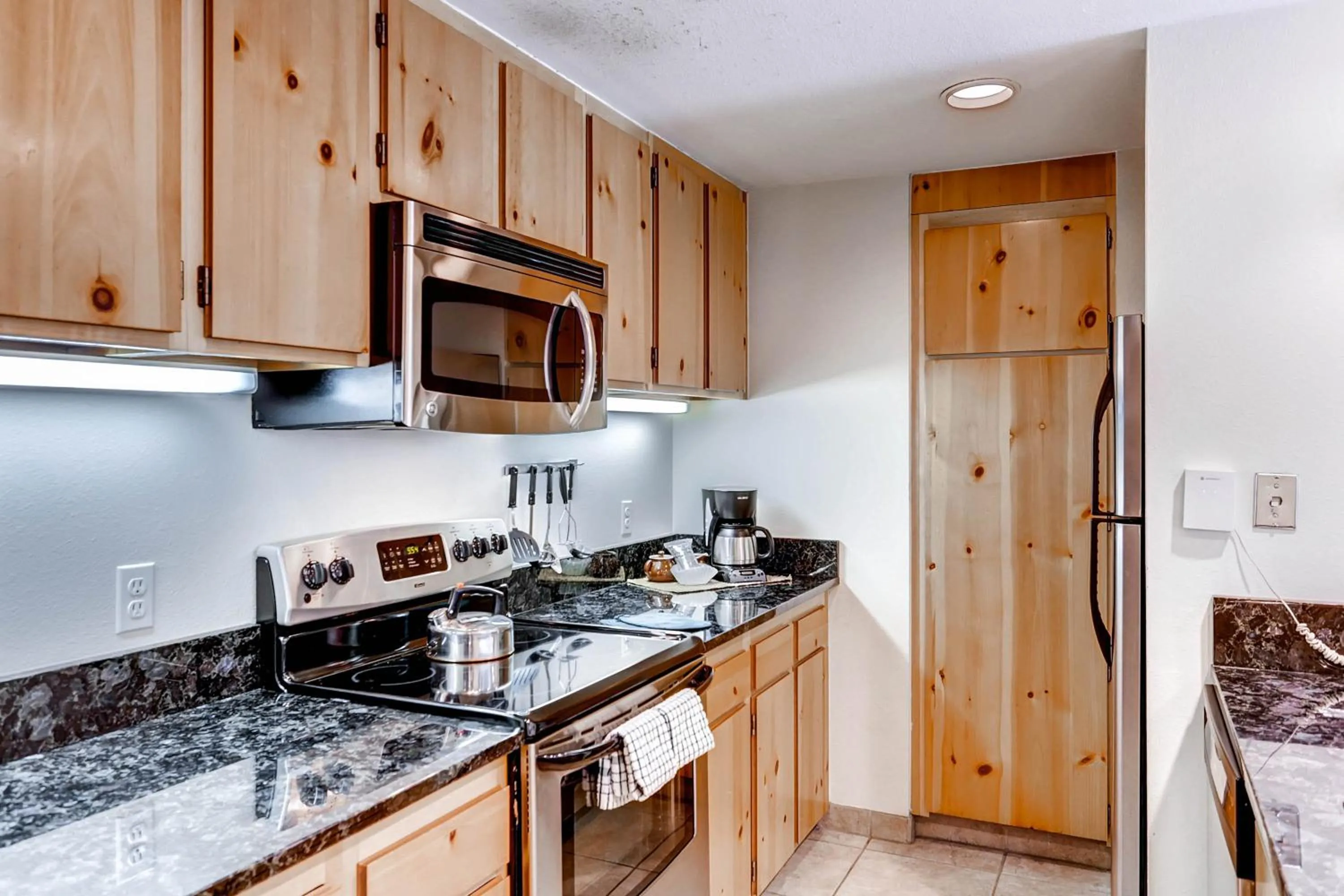 Kitchen or kitchenette in Lakeside Village by Keystone Resort