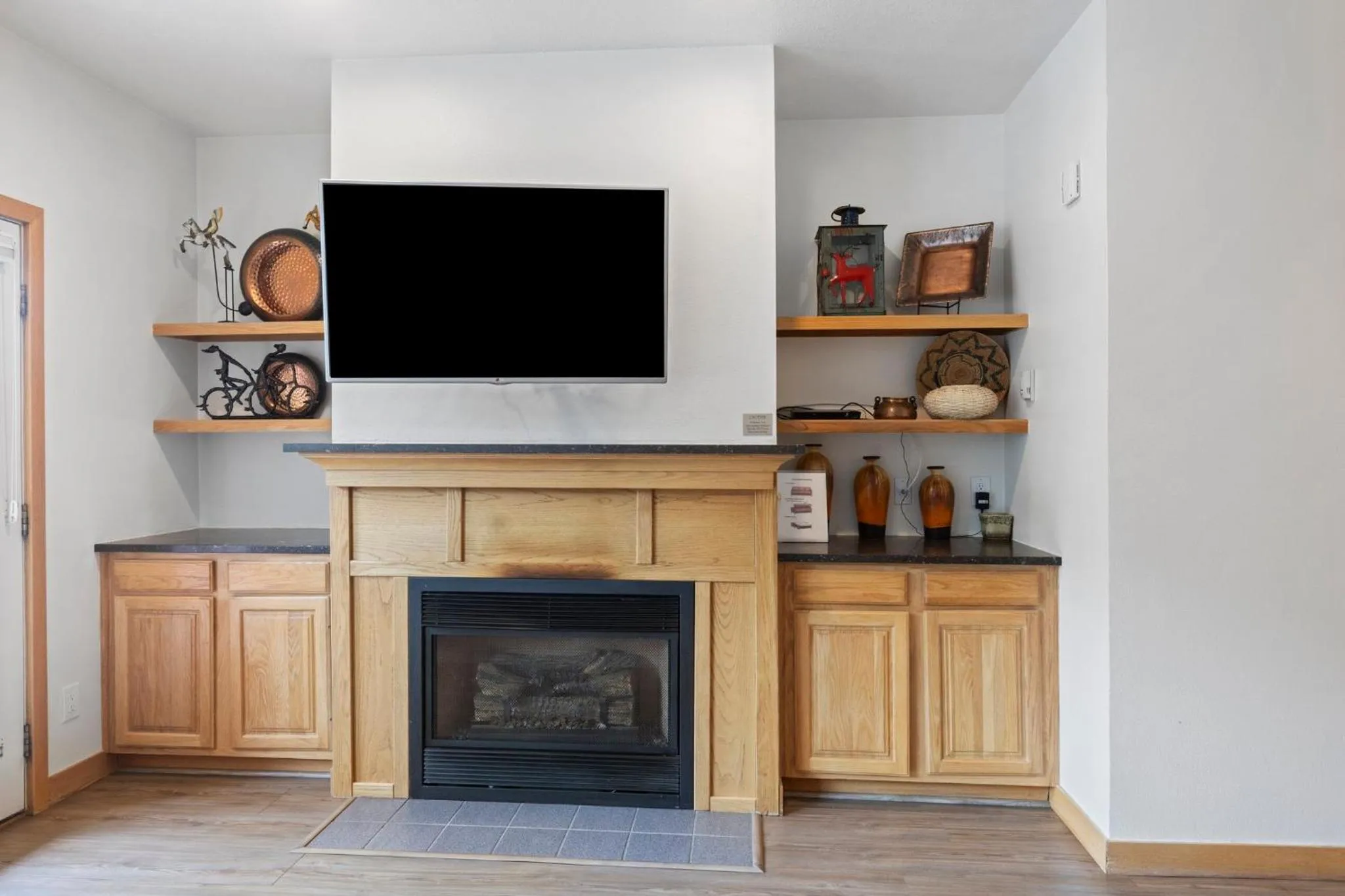 Living room in Lakeside Village by Keystone Resort