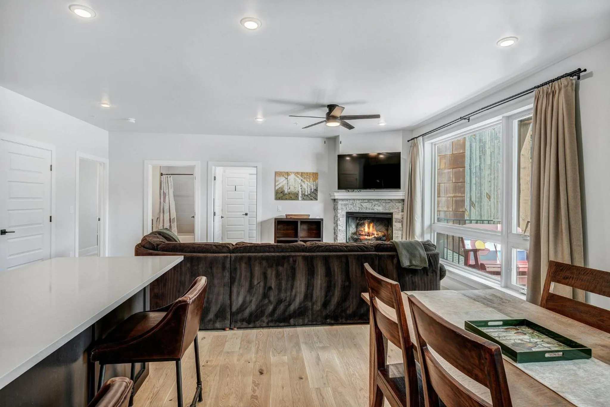 Living room in Lakeside Village by Vail Resorts