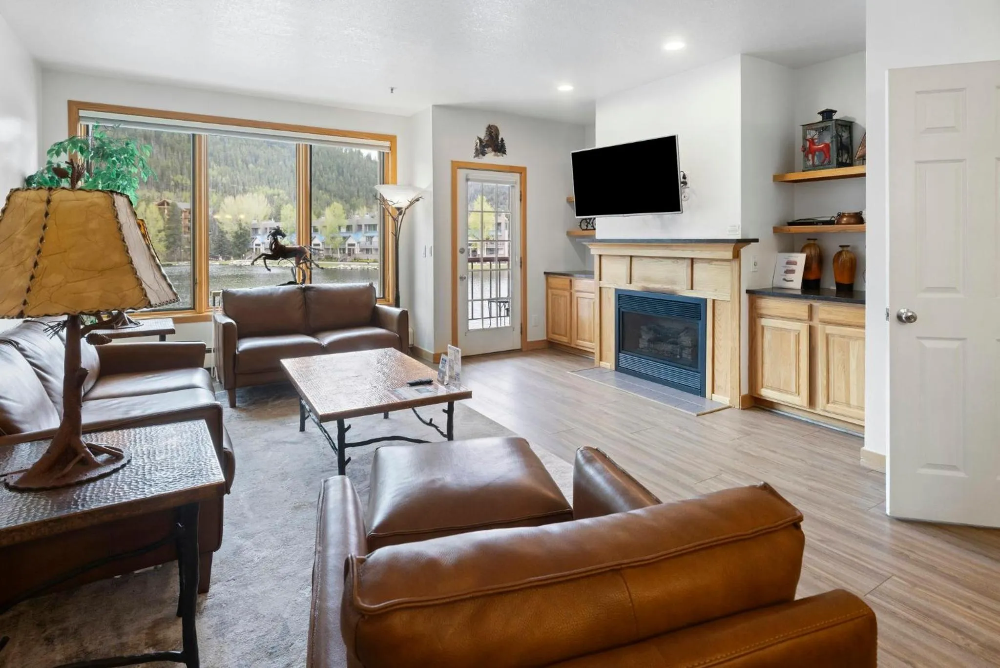 Living room in Lakeside Village by Vail Resorts