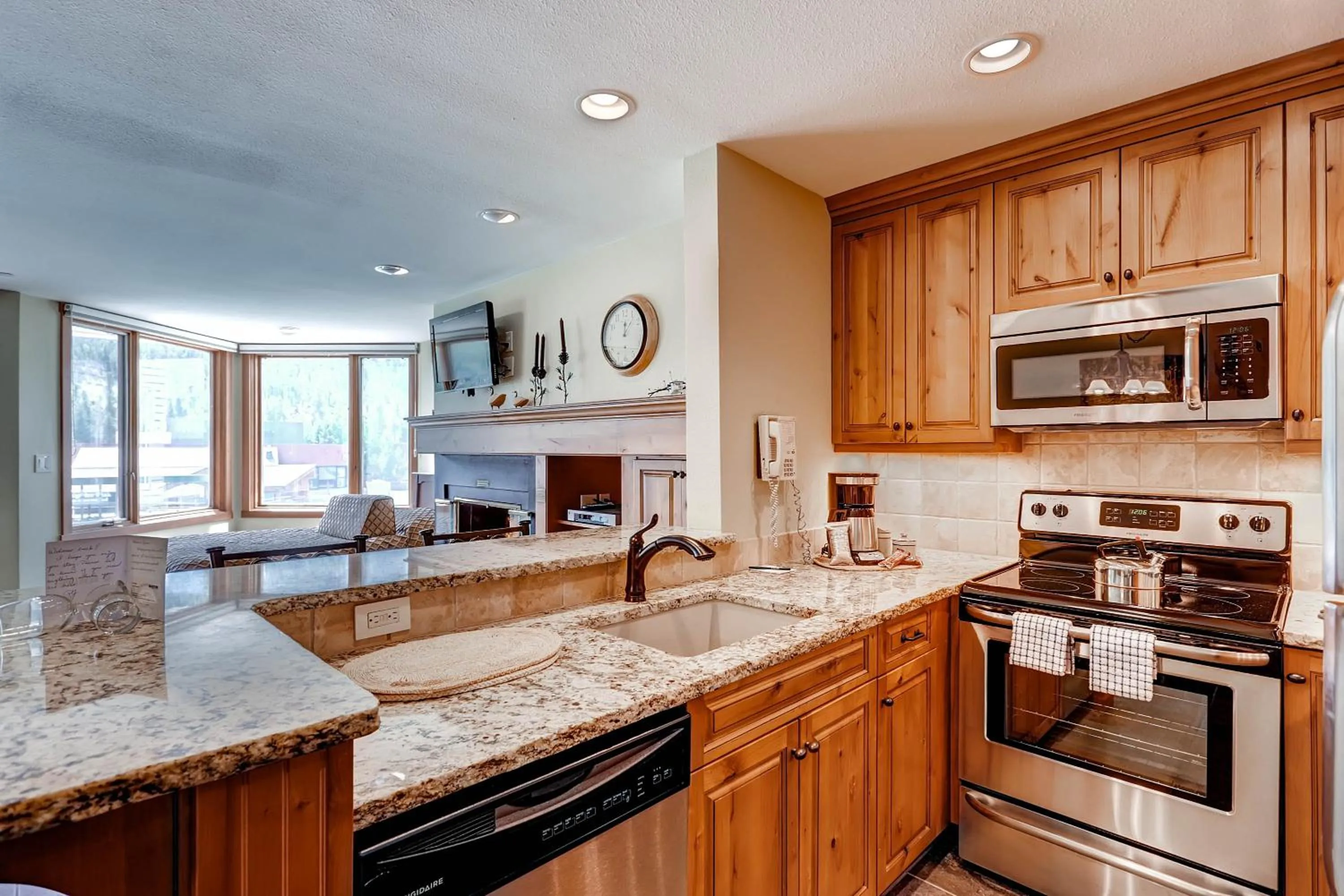 Kitchen or kitchenette in Lakeside Village by Keystone Resort