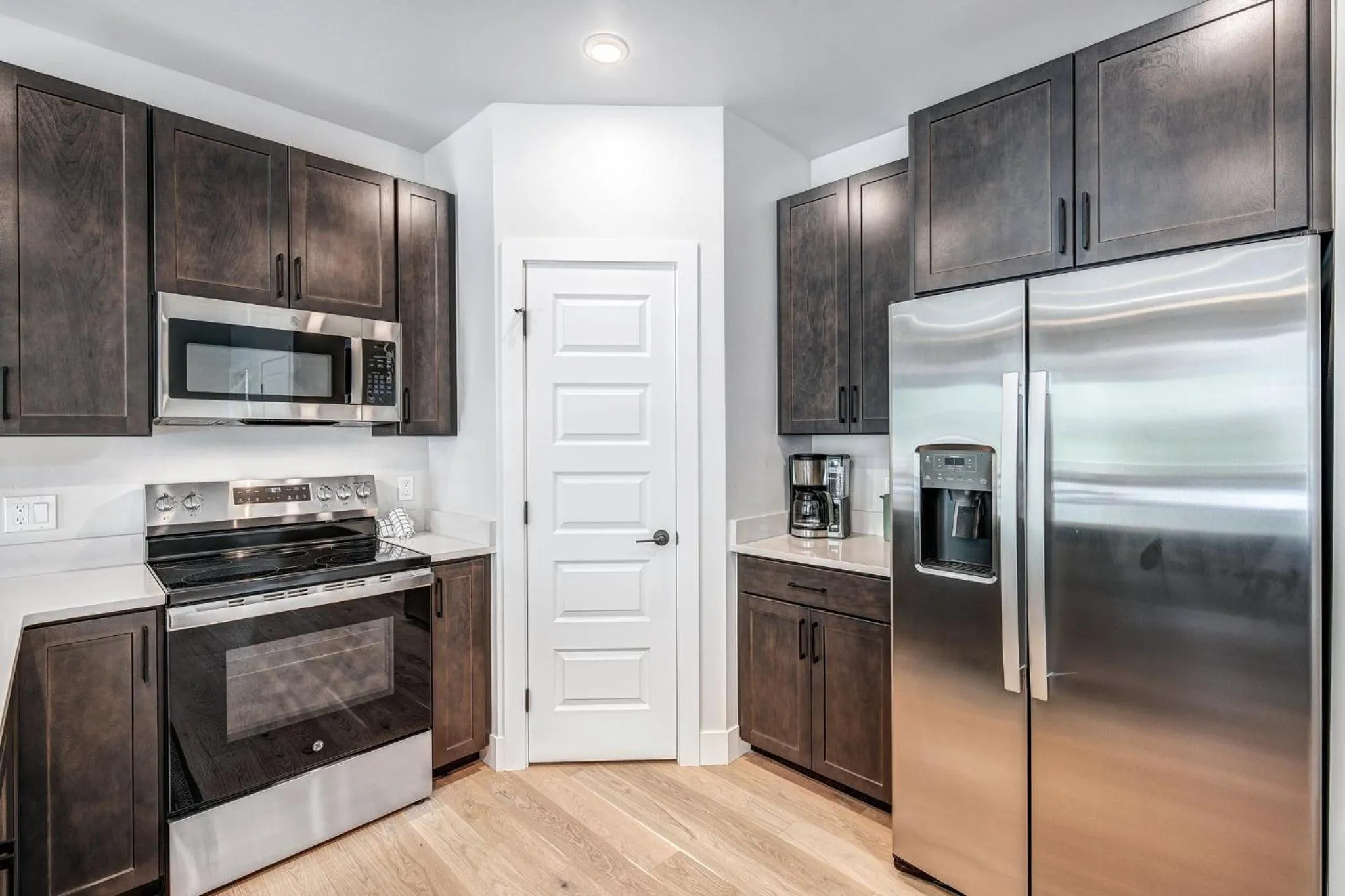 Communal kitchen in Lakeside Village by Keystone Resort