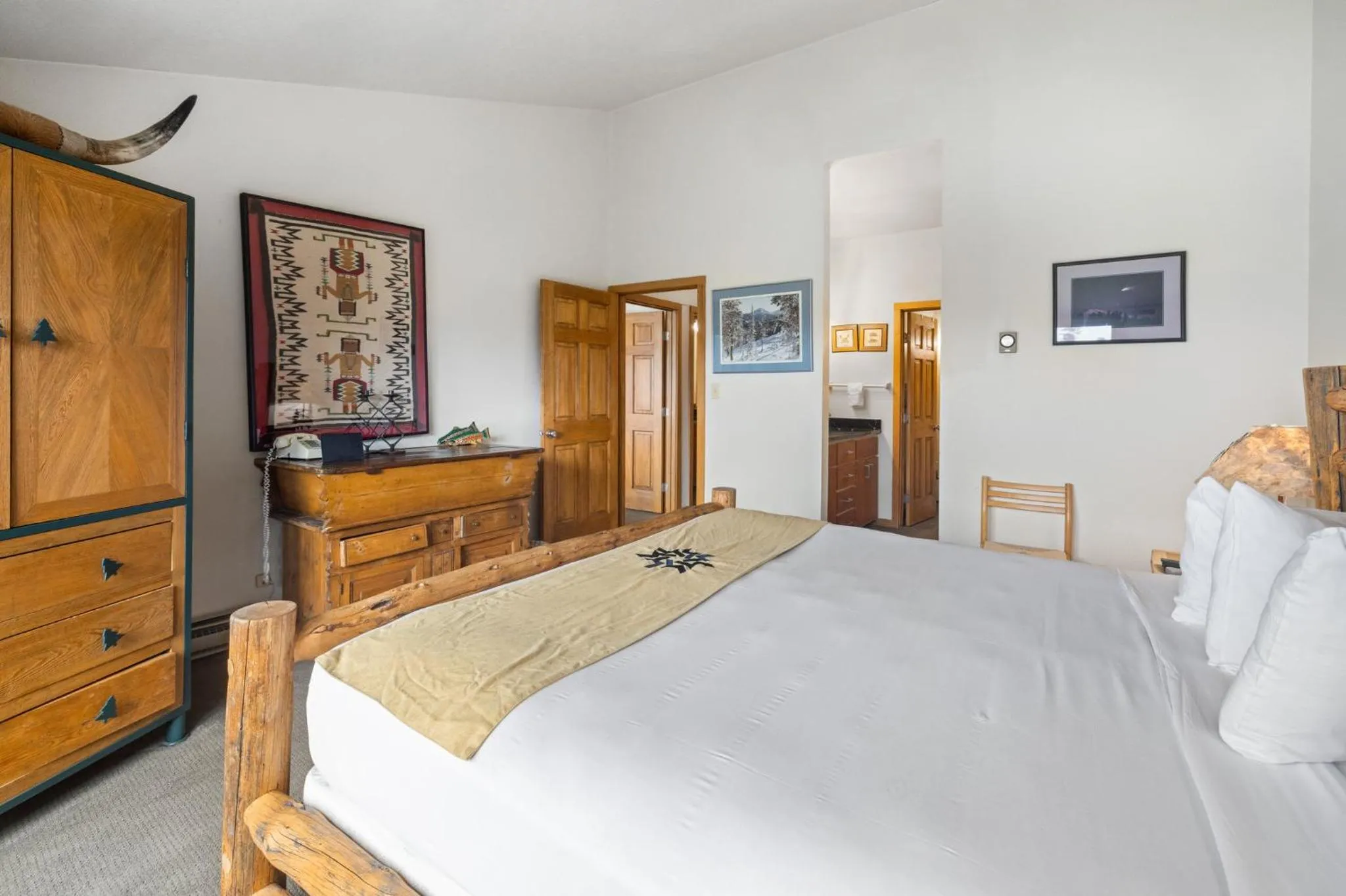 Bedroom, Bed in Evergreen Condominiums by Keystone Resort