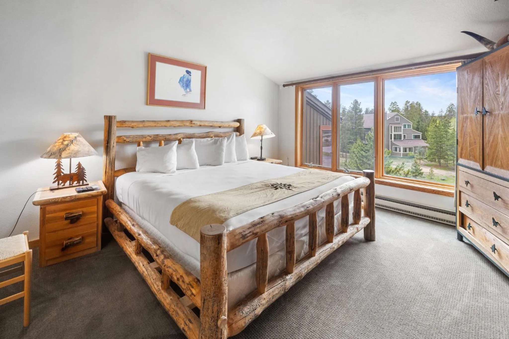 Bedroom, Bed in Evergreen Condominiums by Keystone Resort