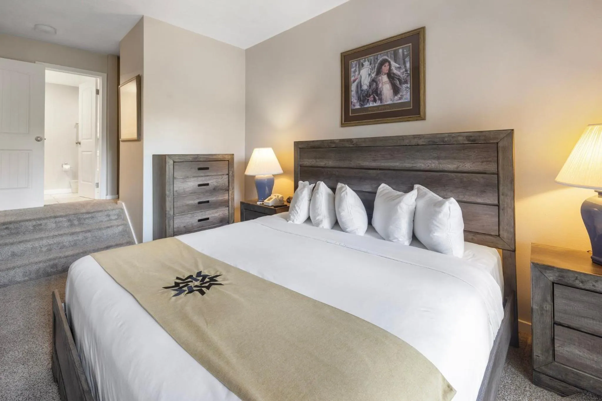 Bedroom, Bed in Evergreen Condominiums by Keystone Resort