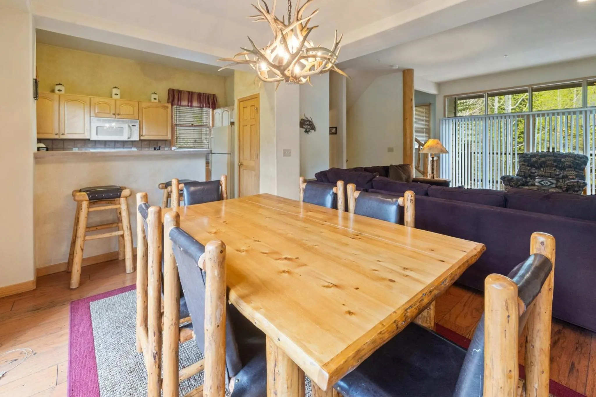 Dining area in Forest Condominiums by Vail Resorts