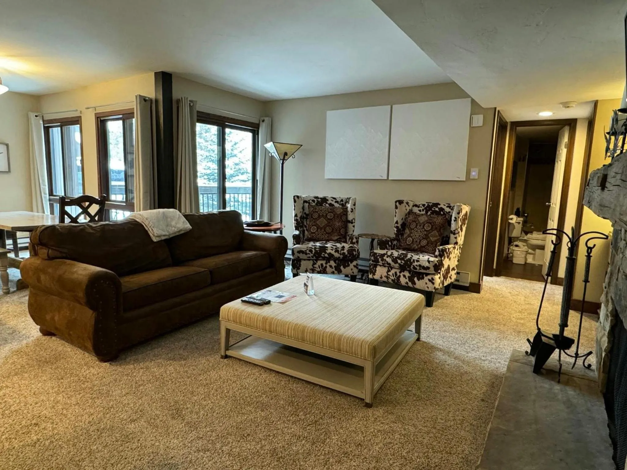 Living room in Forest Condominiums by Vail Resorts