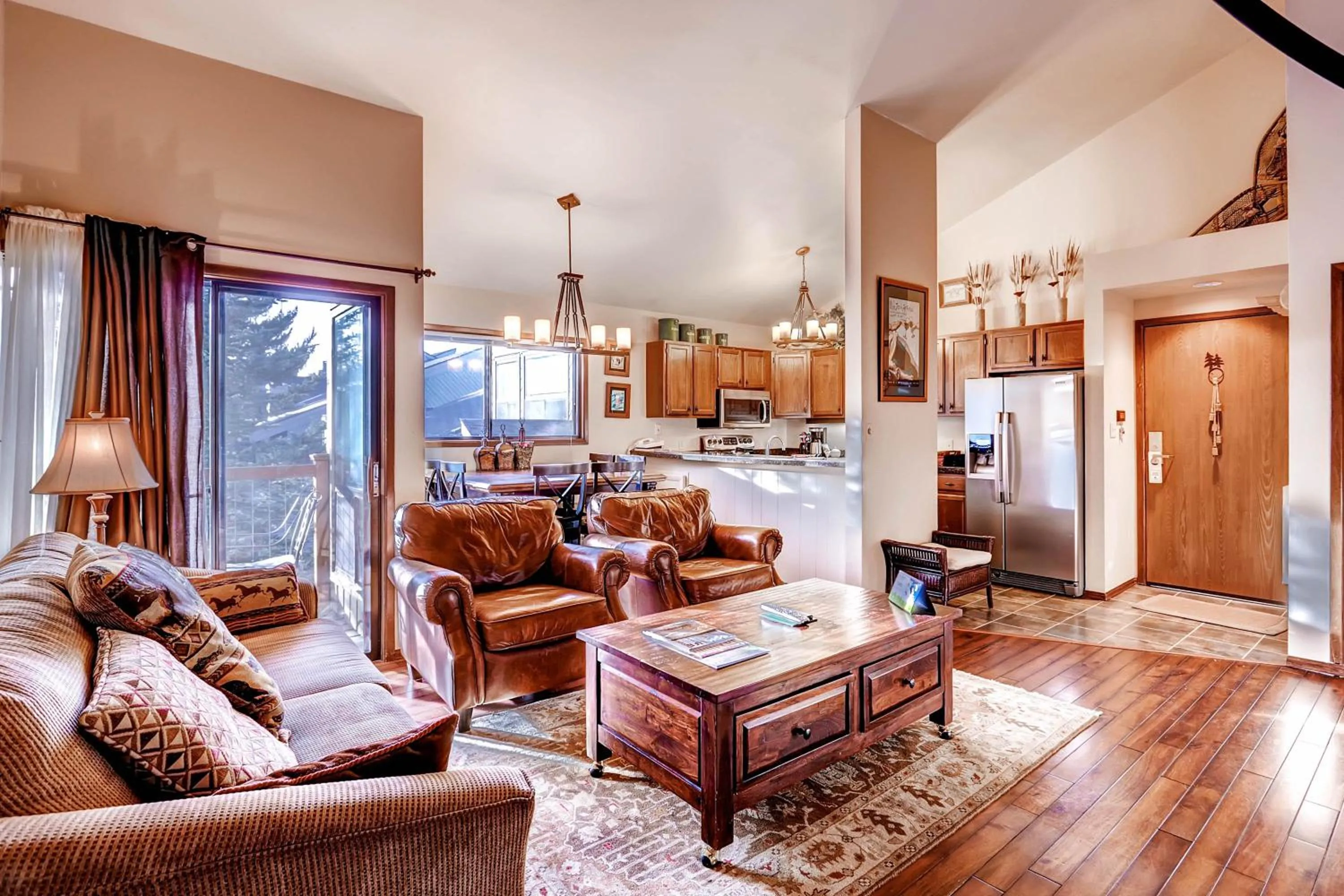 Living room in The Forest Neighborhood by Keystone Resort