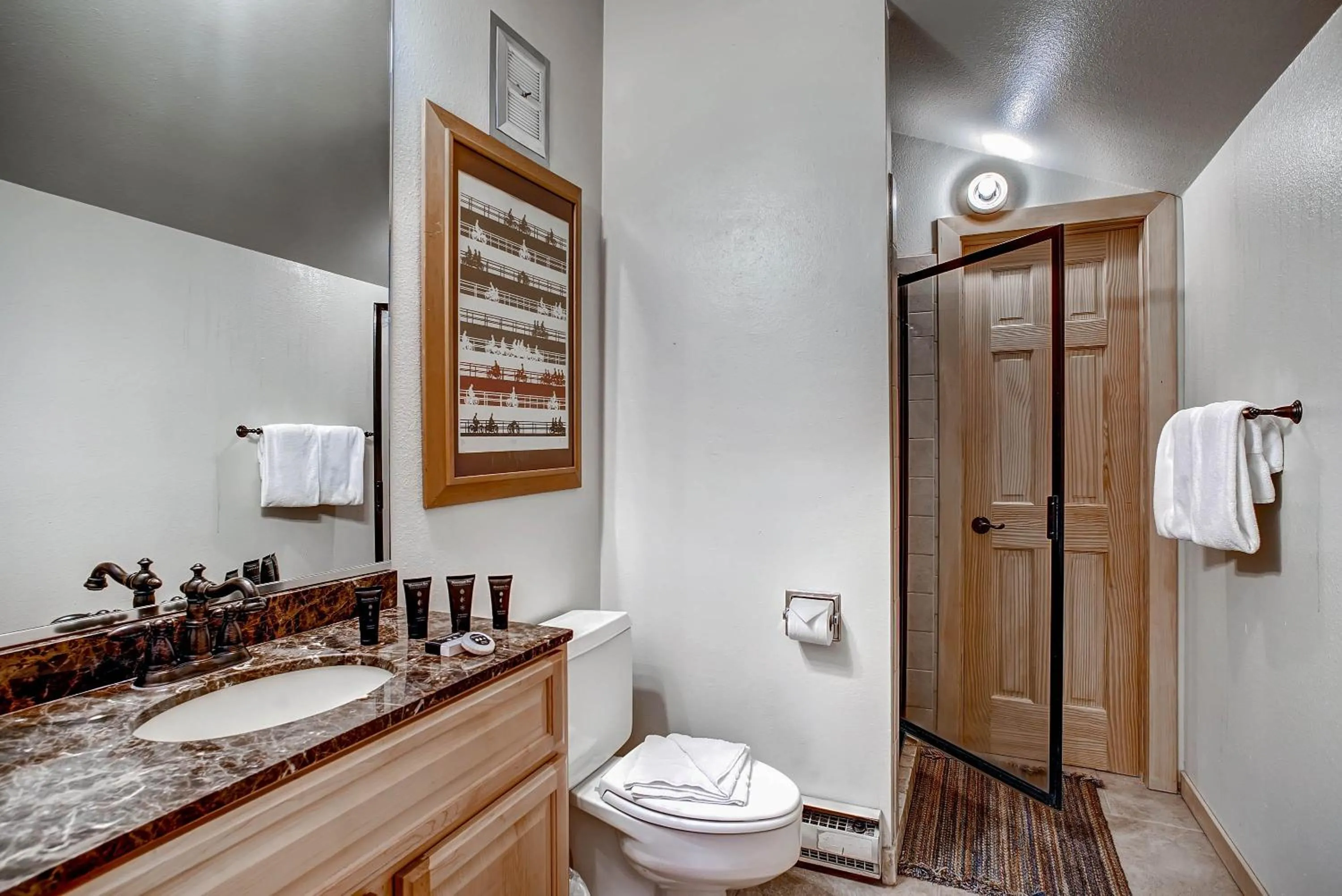 Bathroom in The Forest Neighborhood by Keystone Resort