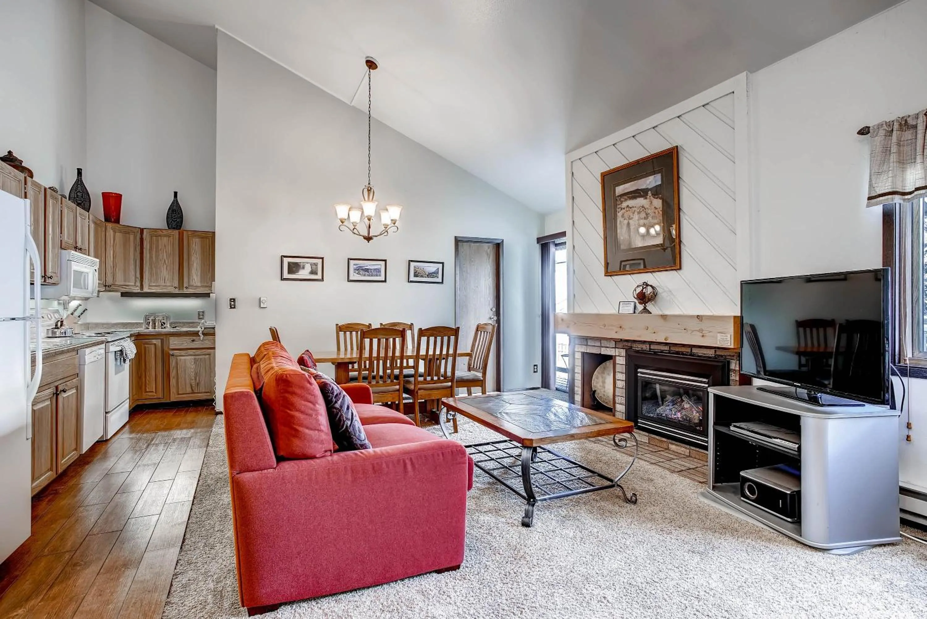 Living room in The Forest Neighborhood by Keystone Resort