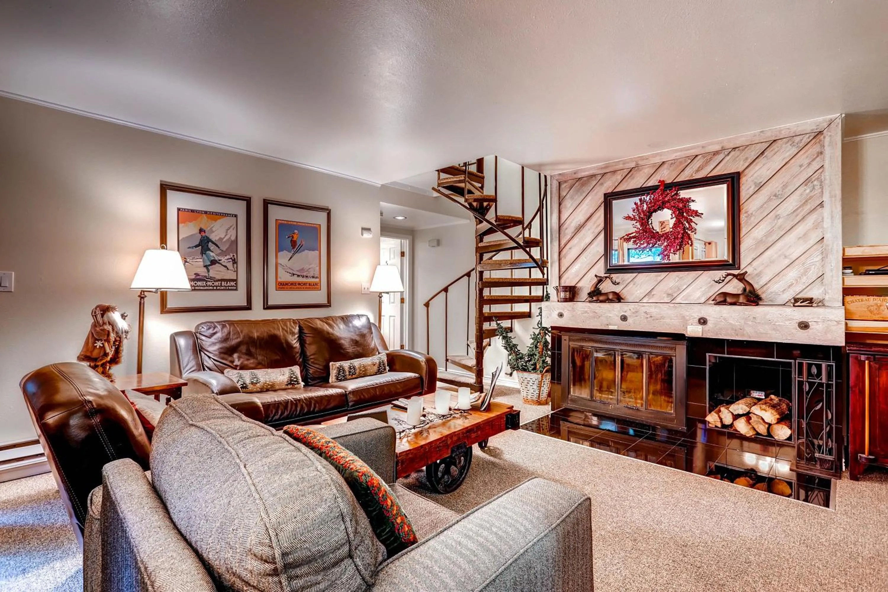 Living room in The Forest Neighborhood by Keystone Resort