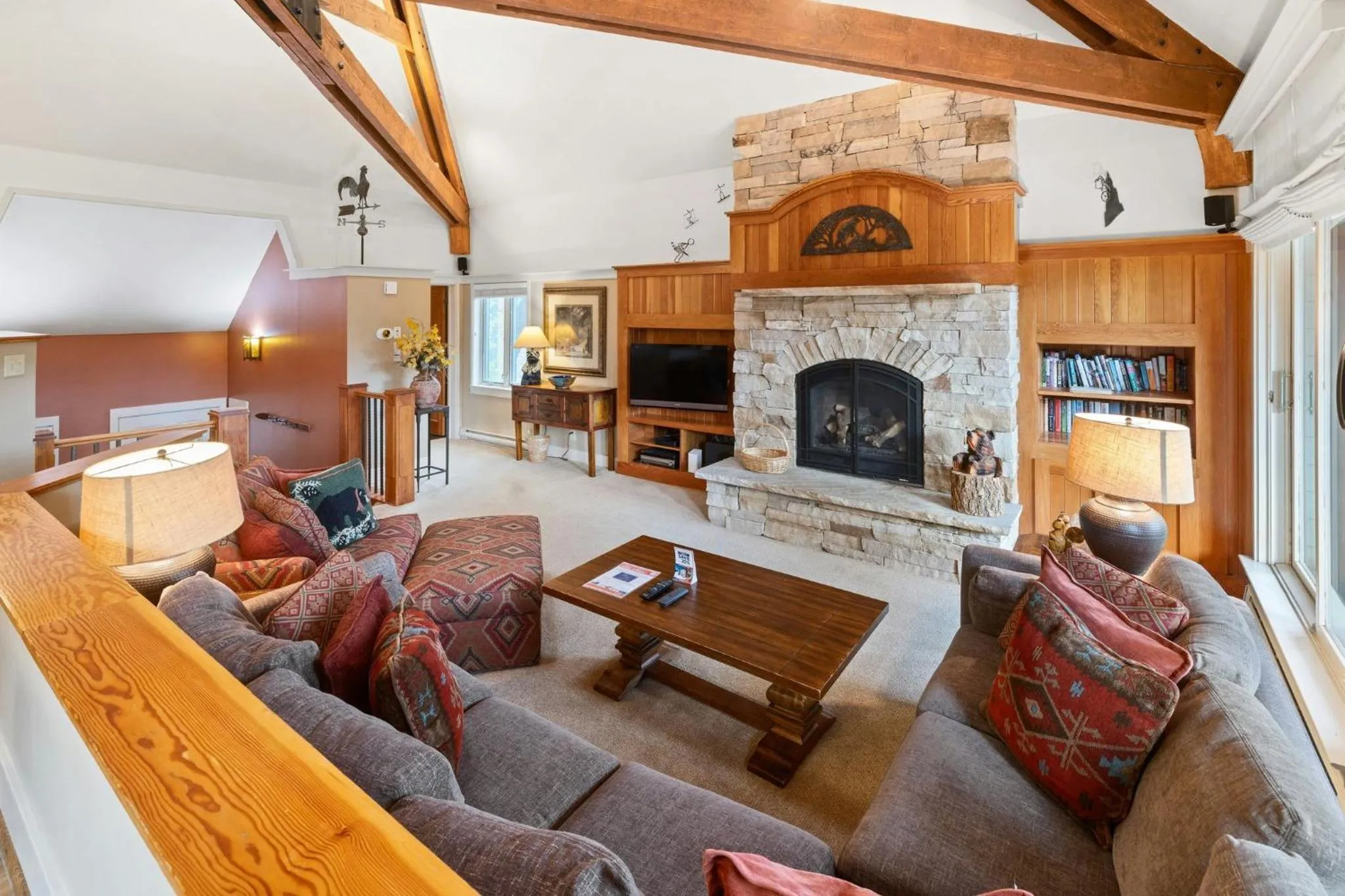 Living room in Forest Condominiums by Vail Resorts