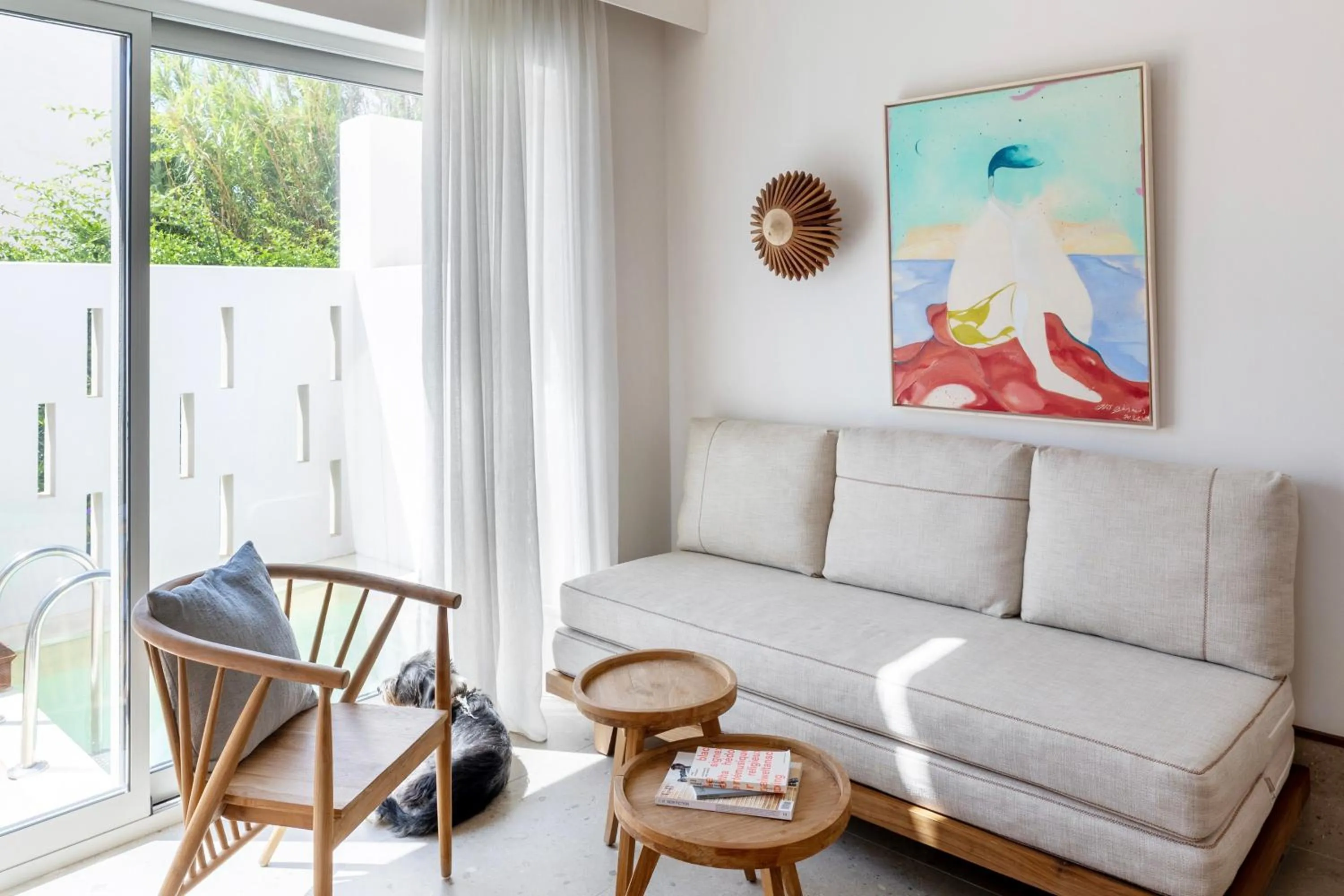 Living room in ALERÓ Seaside Skyros Resort