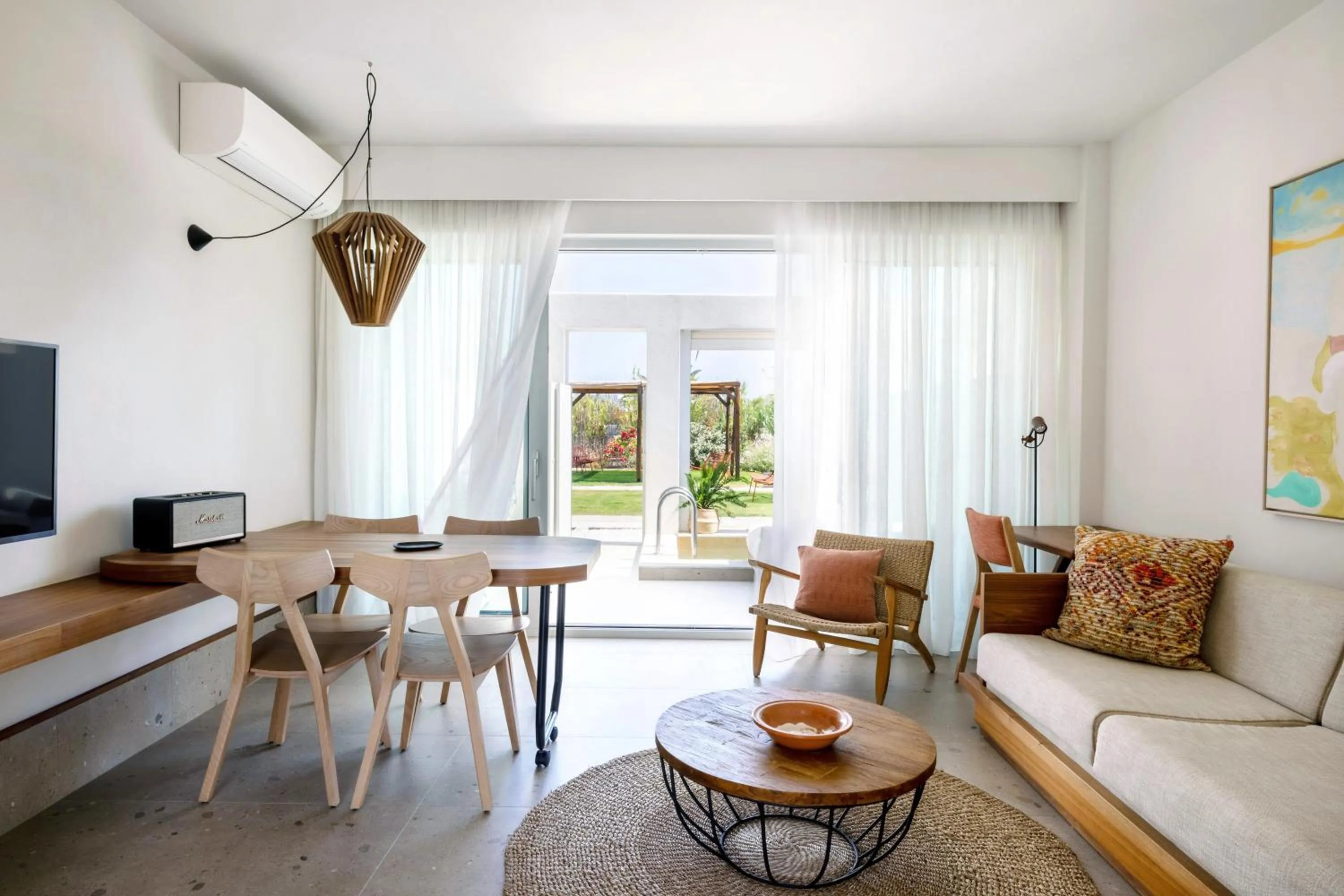 Living room in ALERÓ Seaside Skyros Resort