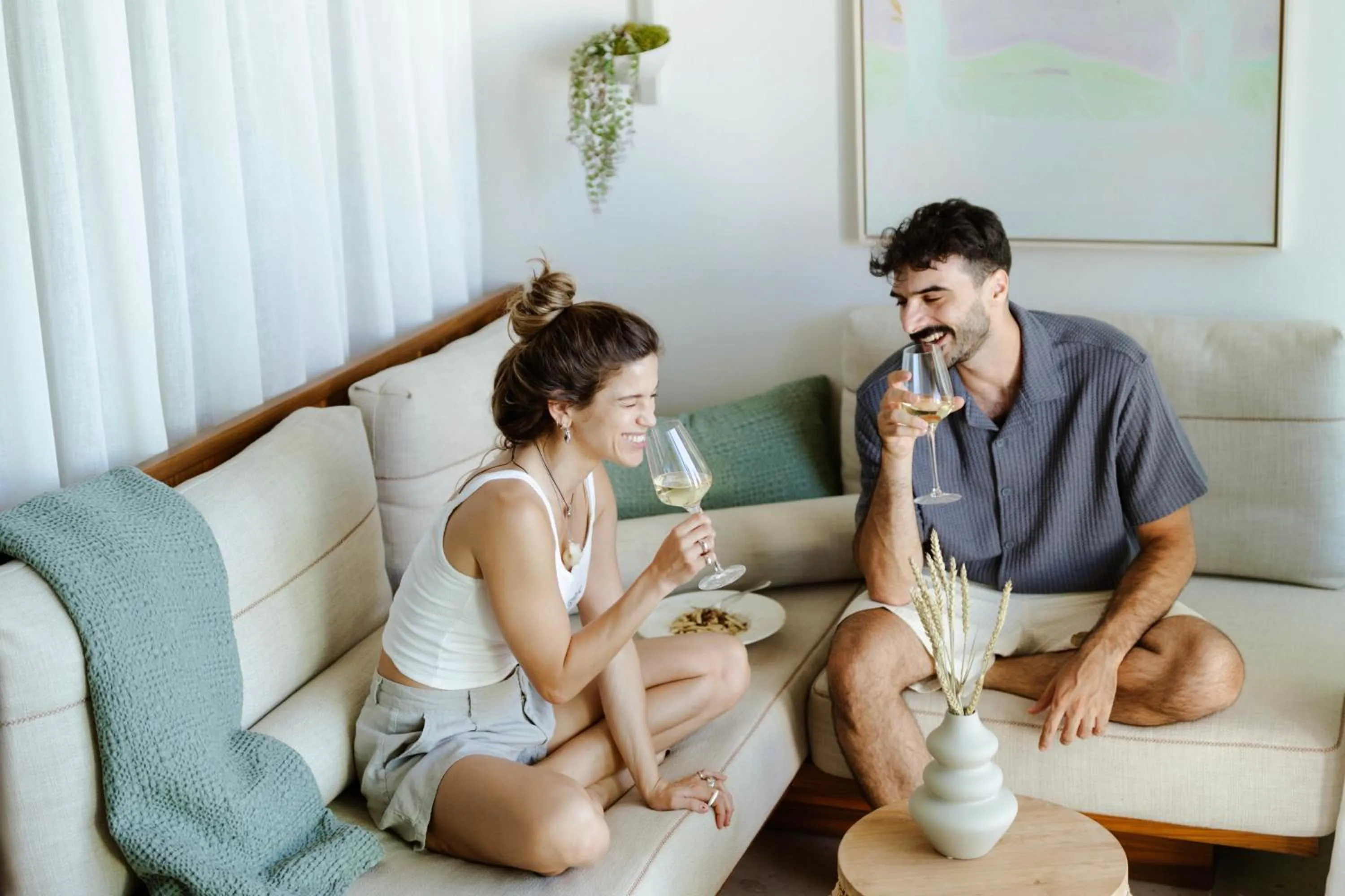 Living room in ALERÓ Seaside Skyros Resort