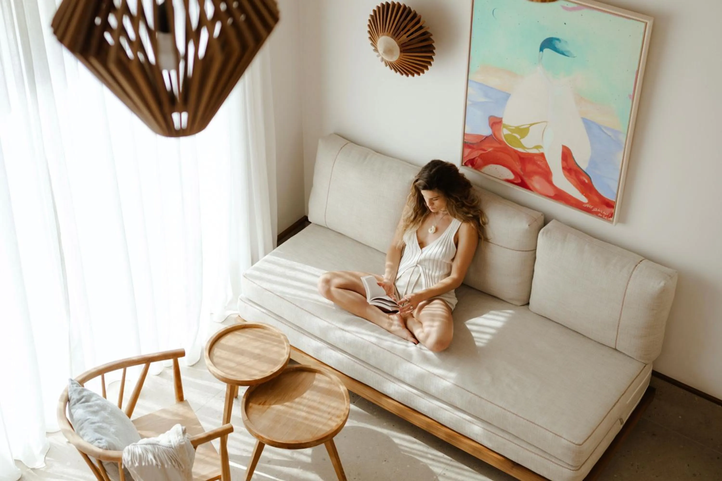 Living room in ALERÓ Seaside Skyros Resort