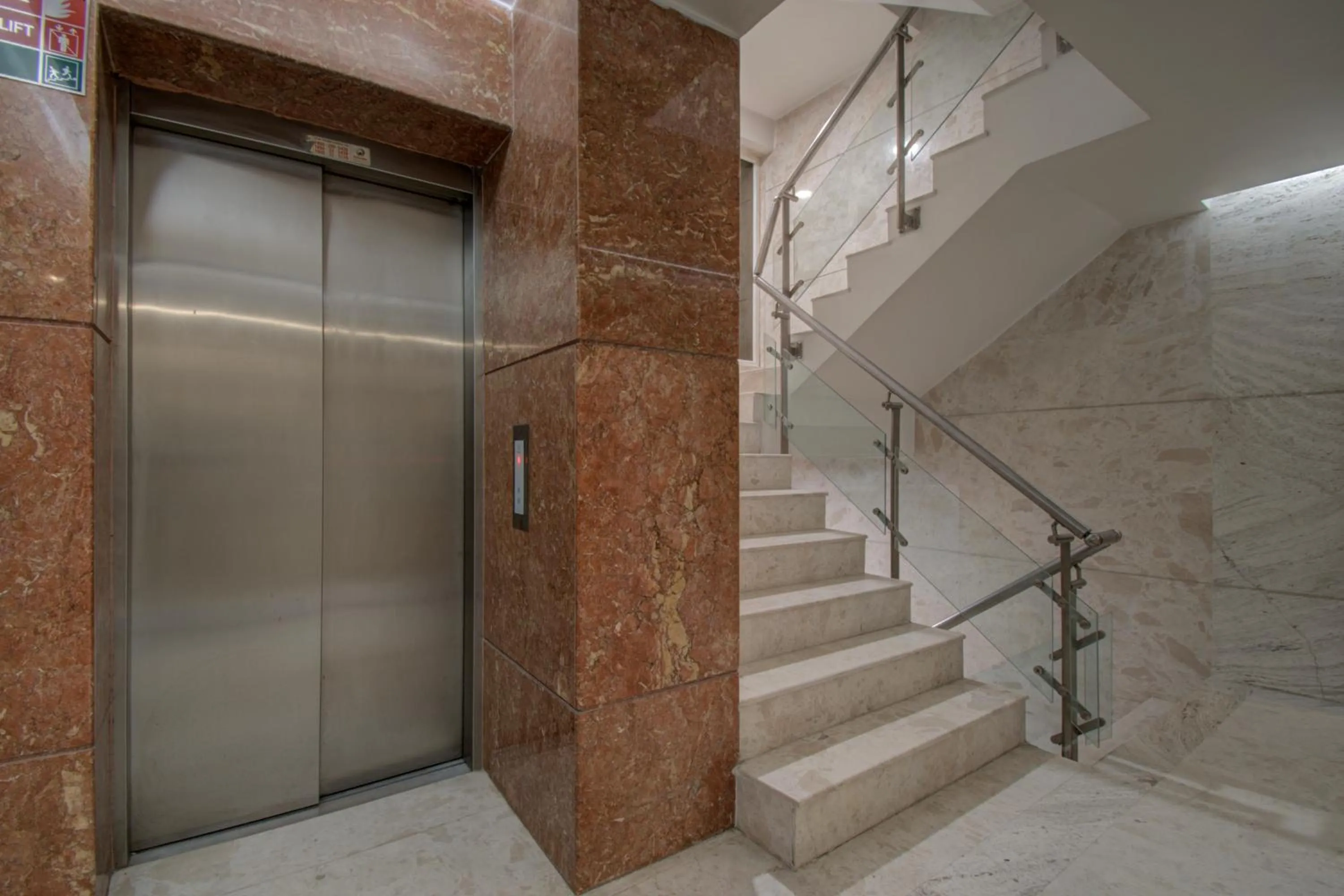 elevator in Iris Park Hotel New Delhi