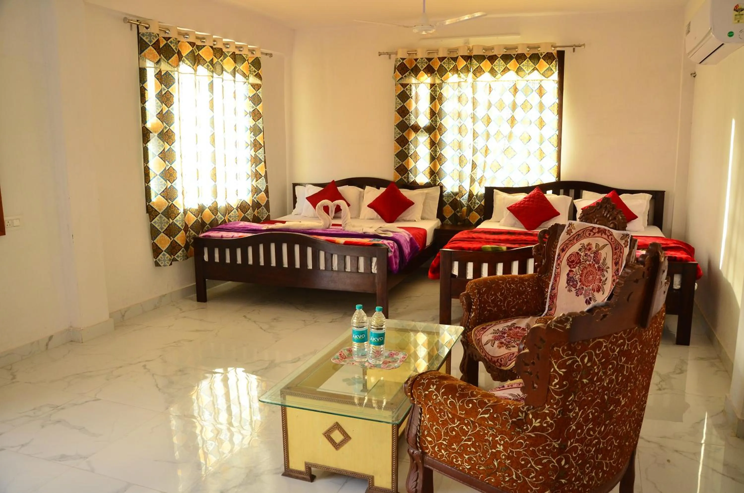 Bedroom, Bed in Brahma Paradise , A heritage haveli
