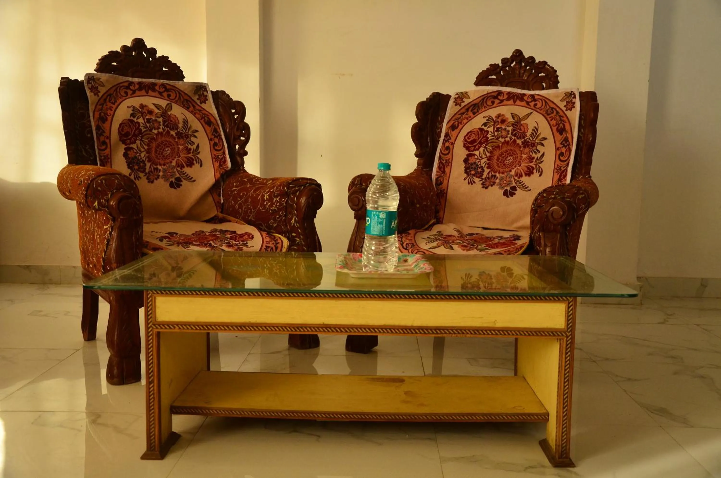 Seating area in Brahma Paradise , A heritage haveli