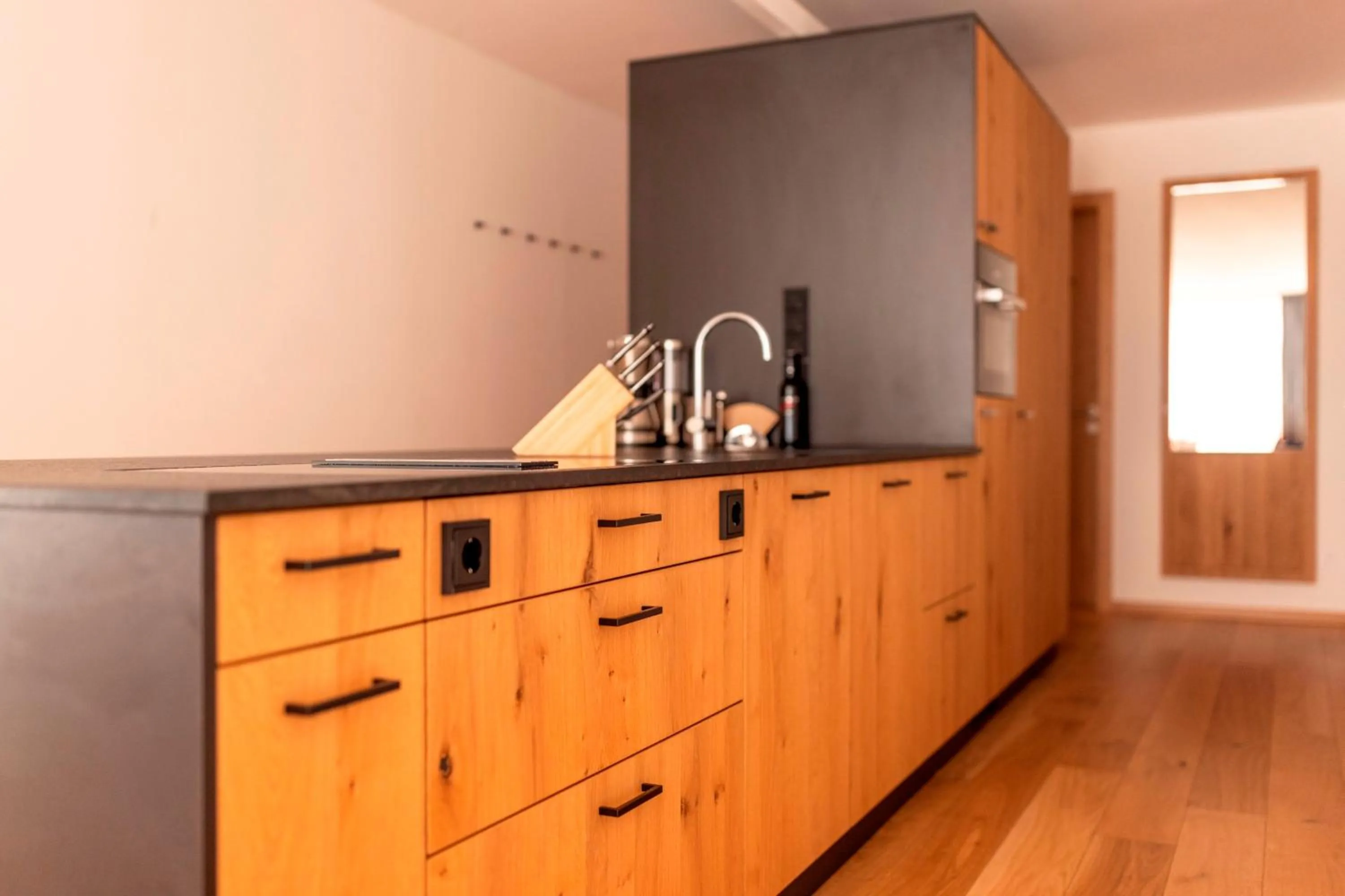 Kitchen or kitchenette in All-Suite Resort Zwieselstein - Sölden