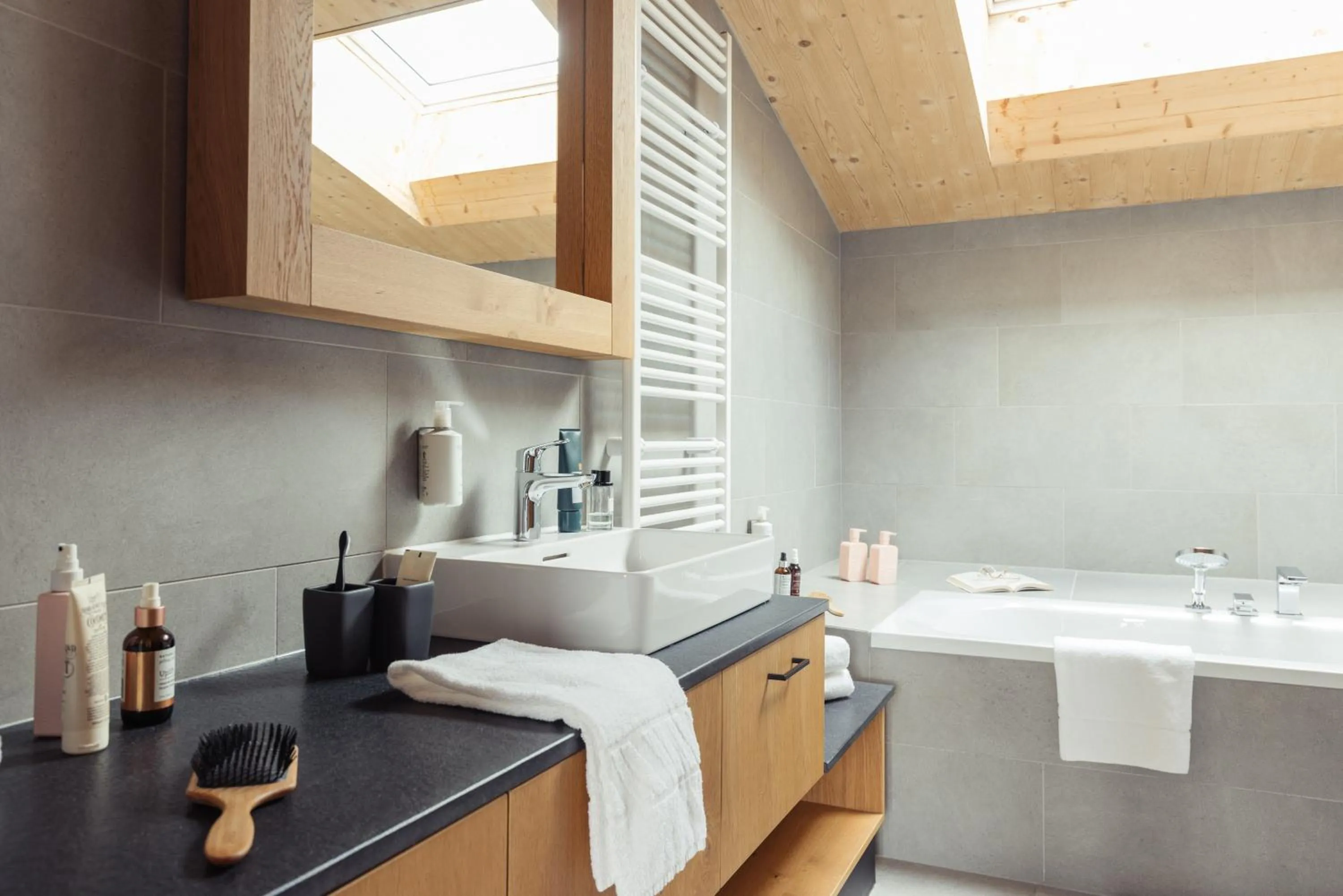 Bathroom in All-Suite Resort Fieberbrunn inkl Aubad-Eintritt