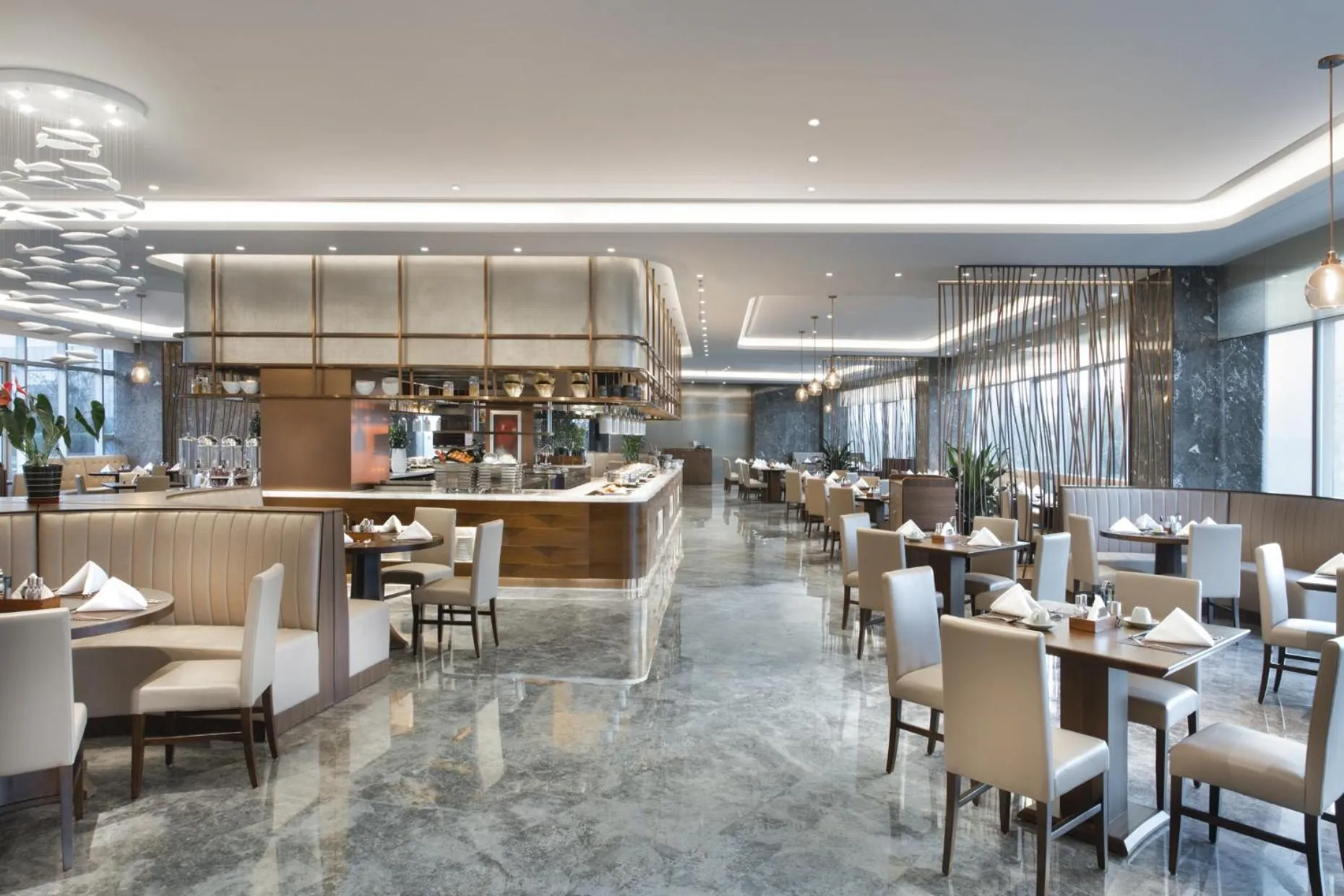 Restaurant/places to eat in Grand Barony Qingdao Airport Hotel