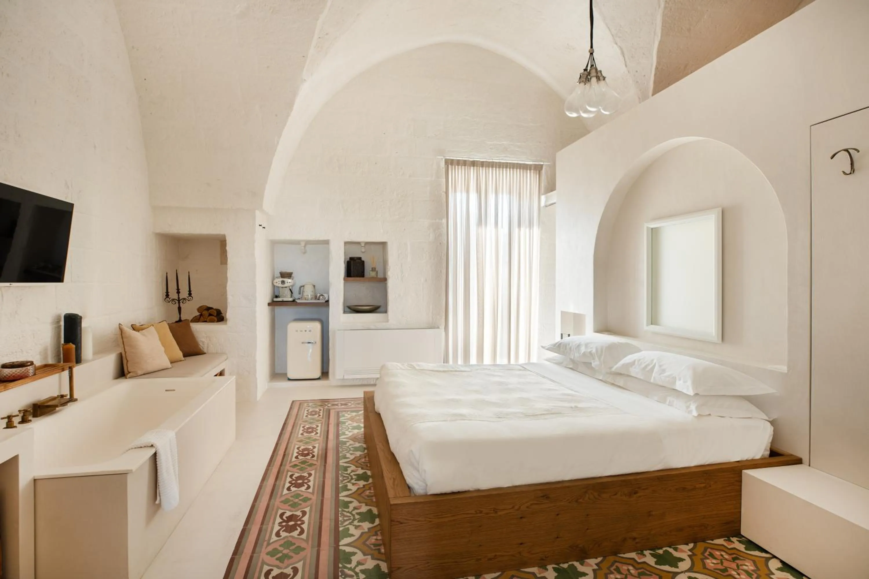Bedroom, Bed in AL PALAZZO La Dimora by Apulia Hospitality
