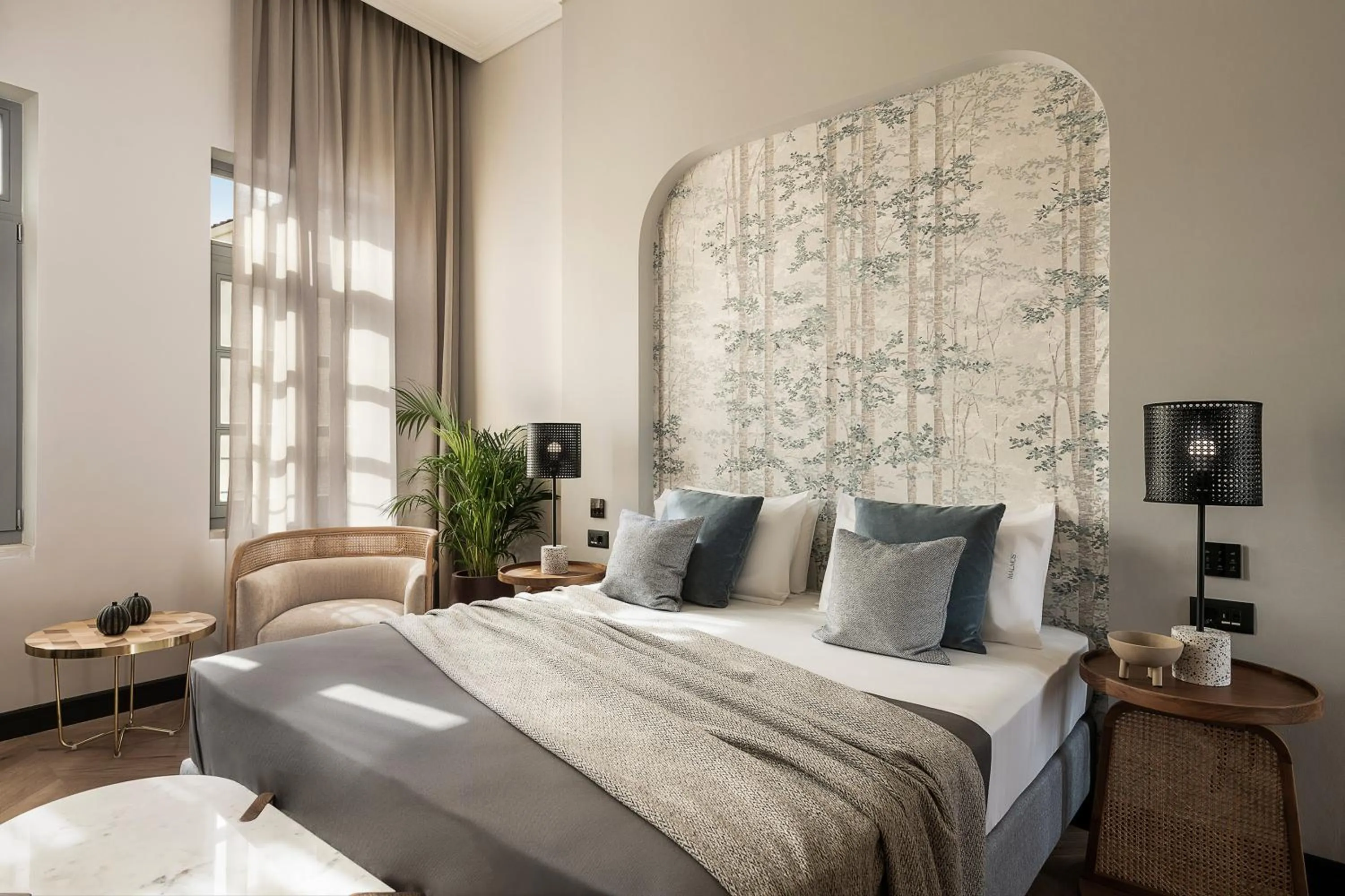 Bed in Malmo Historic Hotel