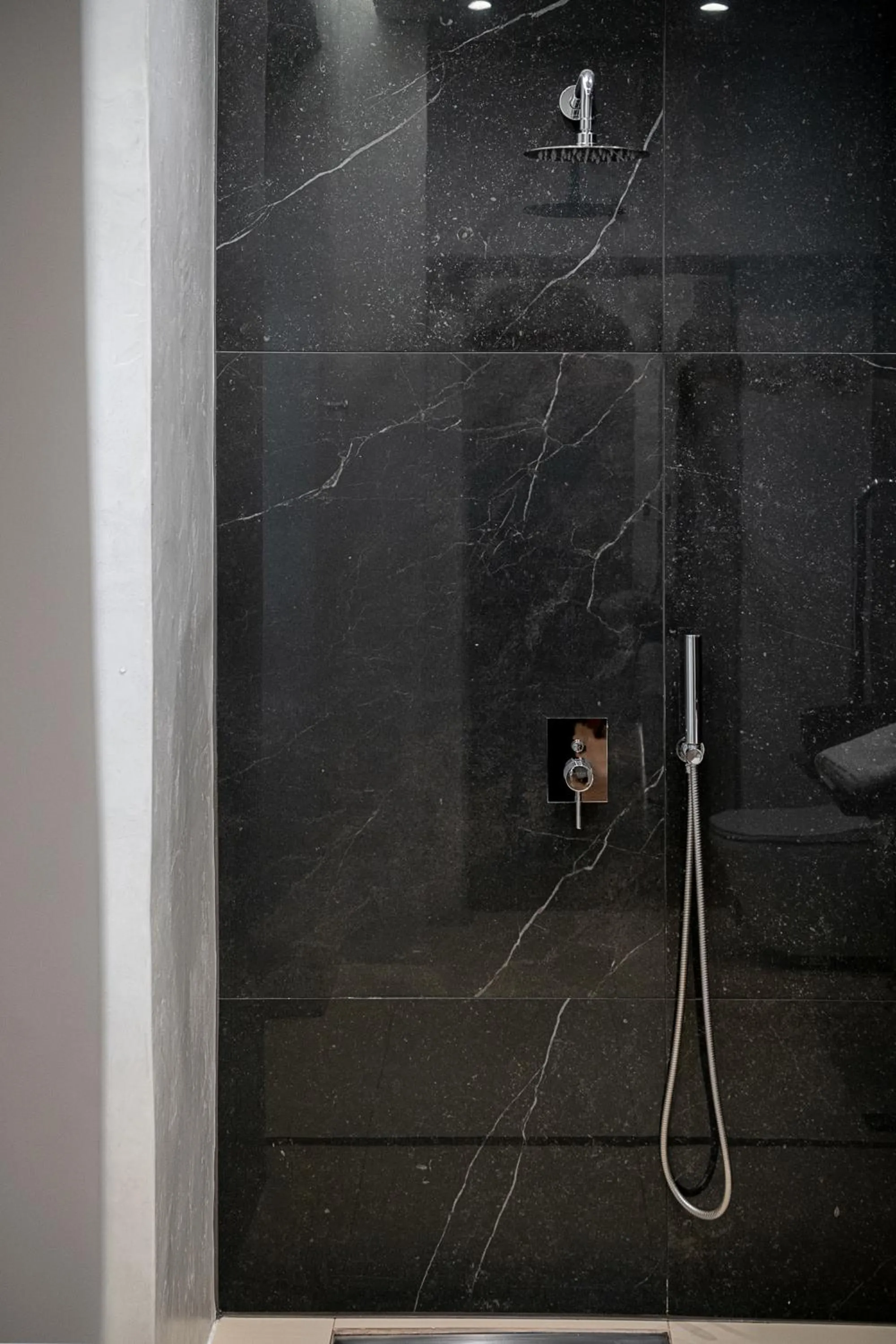 Shower in Malmo Historic Hotel