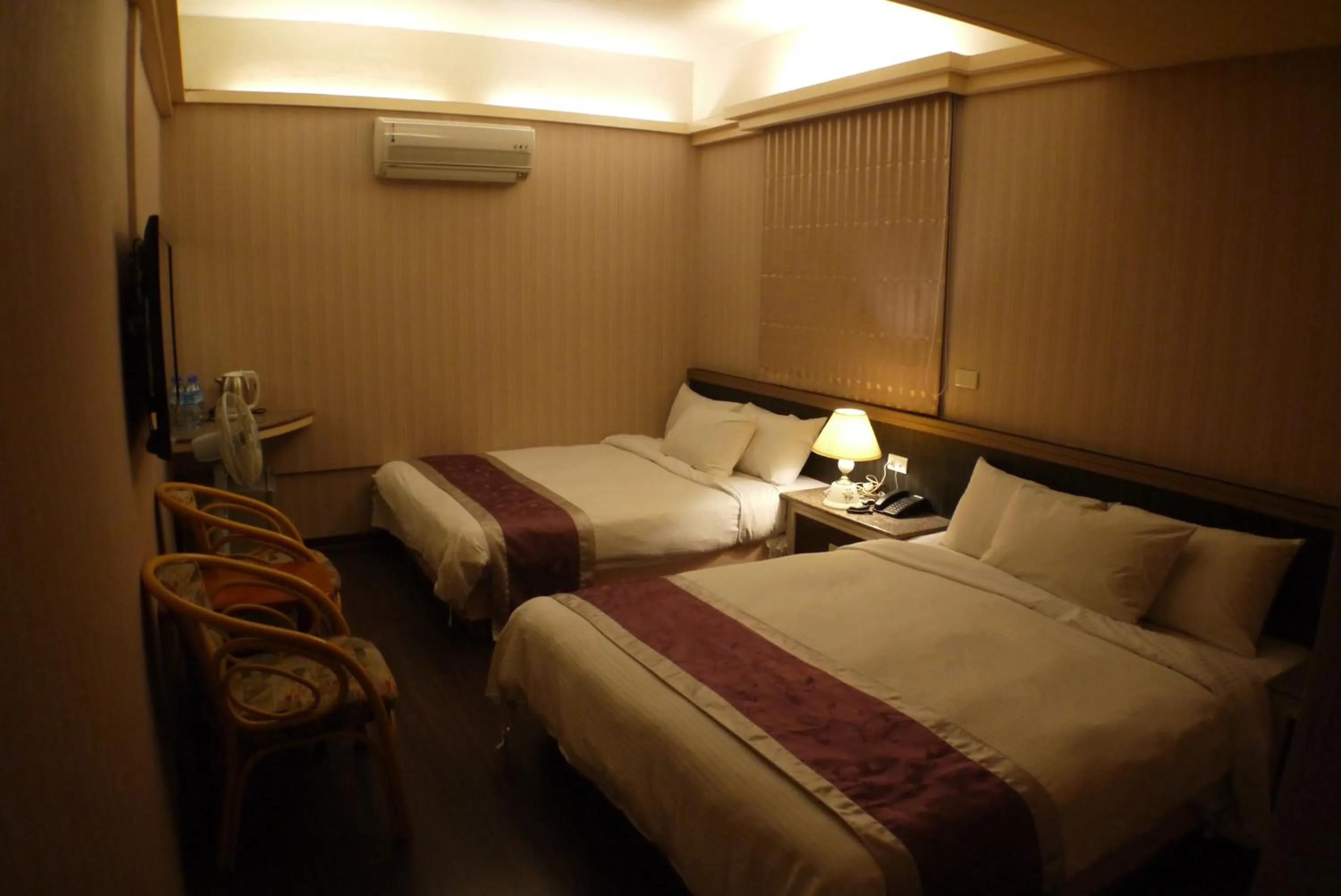 Decorative detail, Bed in King Town Hotel