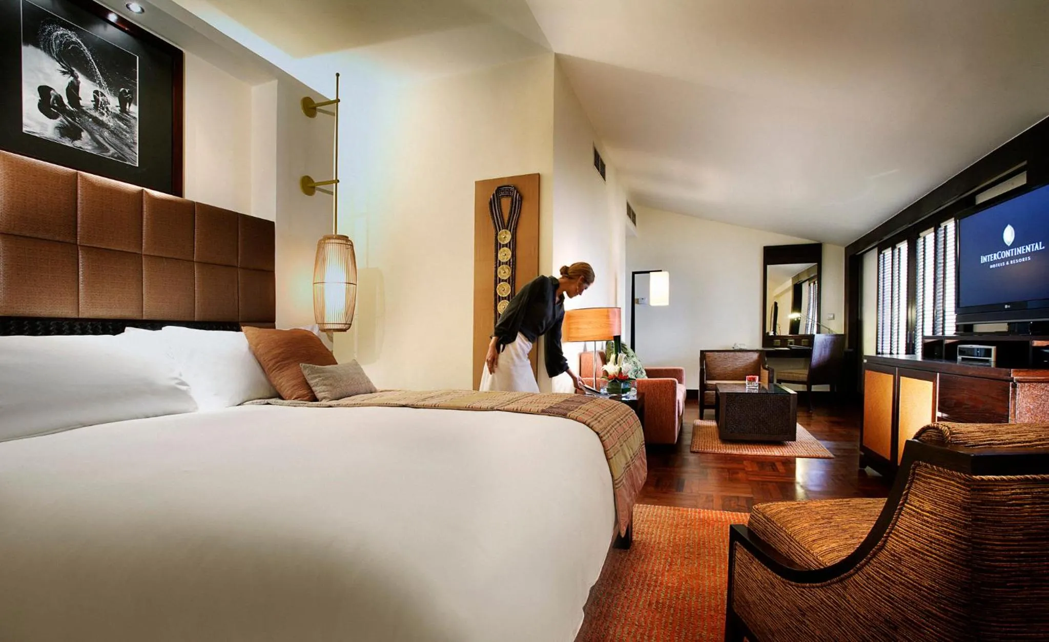 Photo of the whole room, Bed in InterContinental Hanoi Westlake by IHG