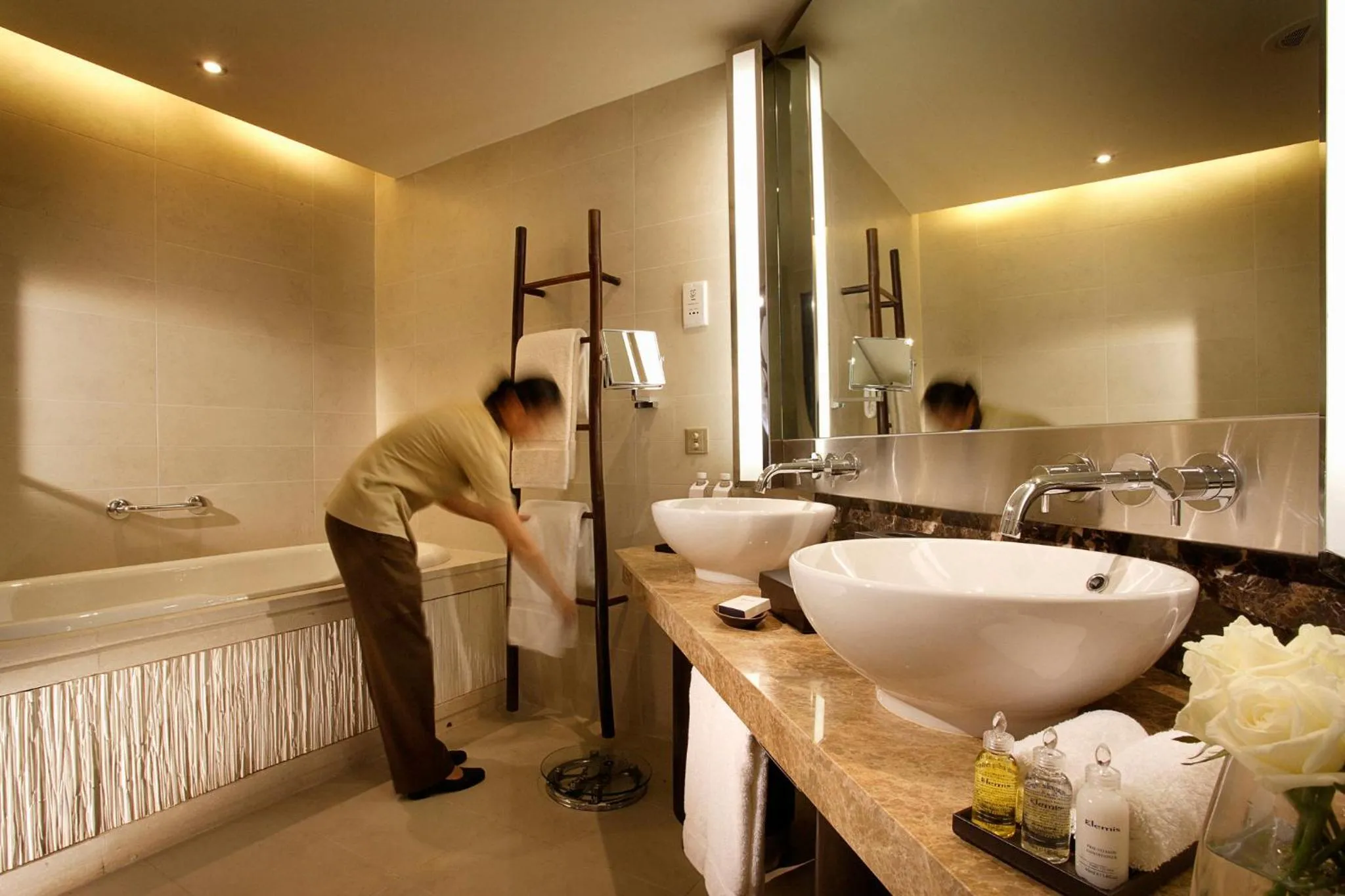 Bathroom in InterContinental Hanoi Westlake by IHG
