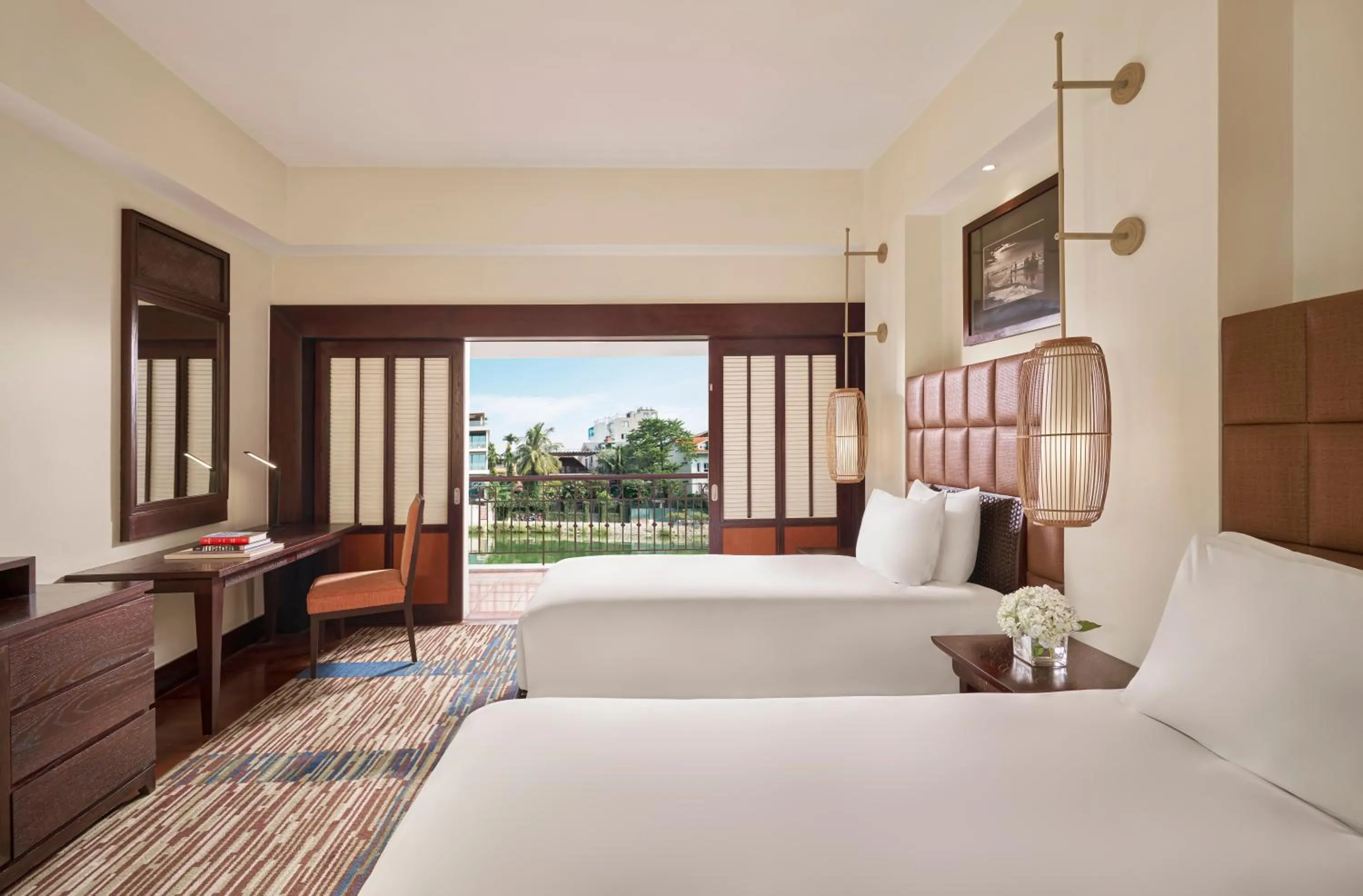 View (from property/room), Bed in InterContinental Hanoi Westlake by IHG