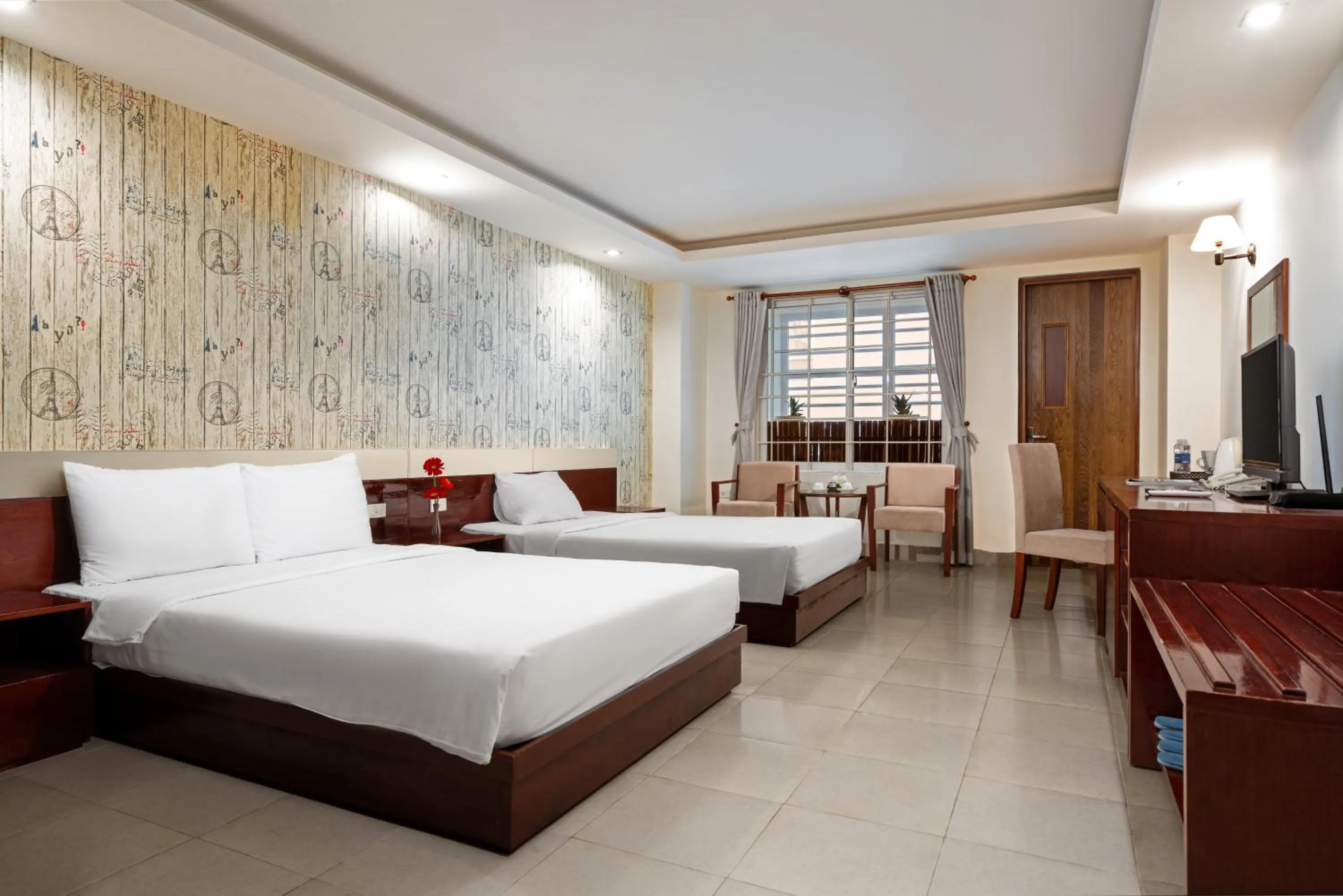 Bed in BIDV Beach Hotel Nha Trang
