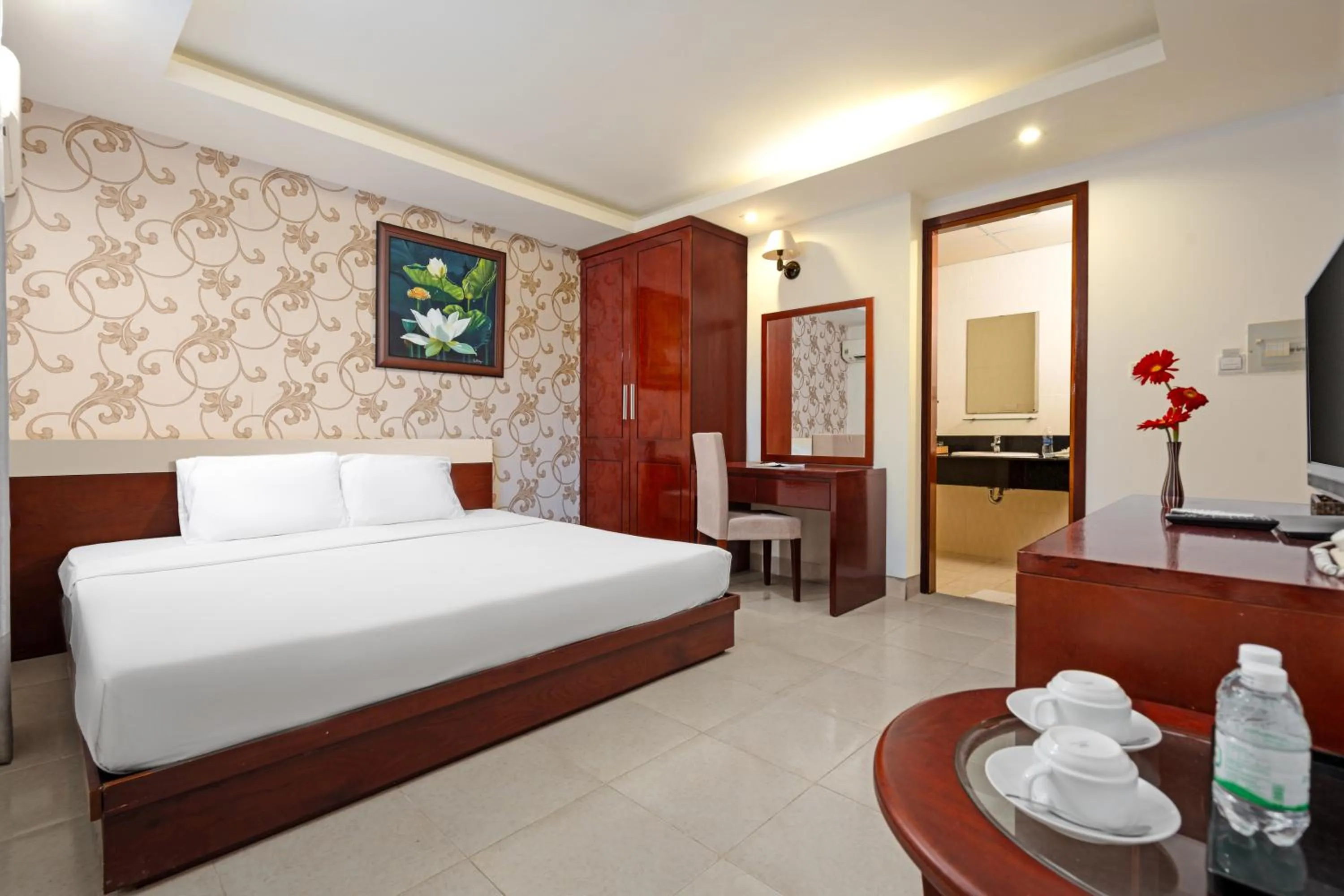 Bed in BIDV Beach Hotel Nha Trang