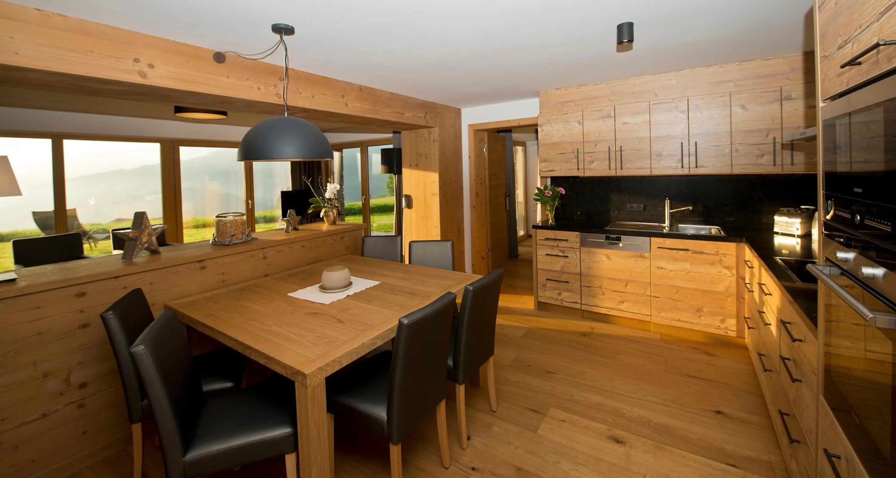 Kitchen or kitchenette in Hotel Winterbauer