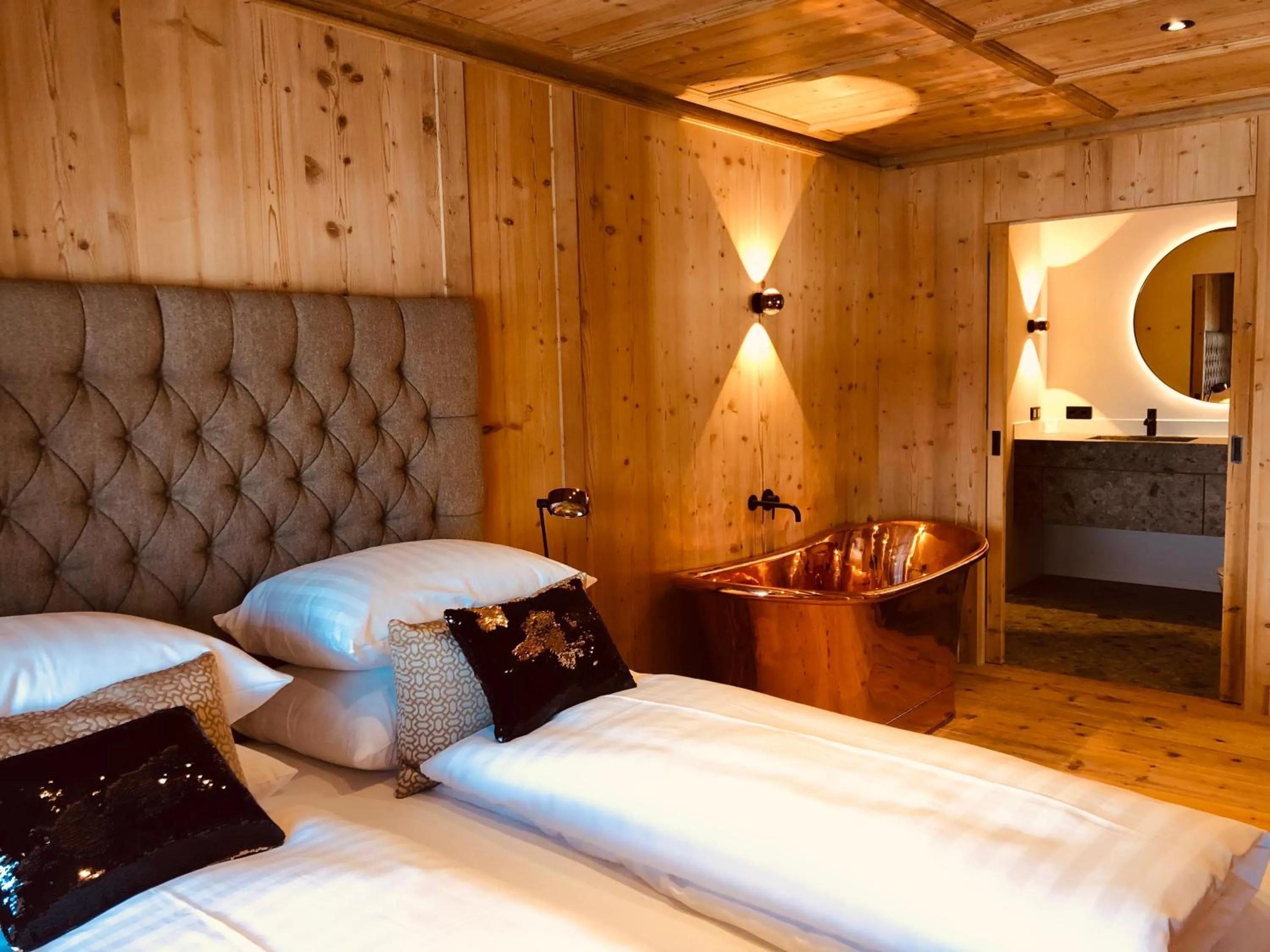 Bed in Hotel Winterbauer